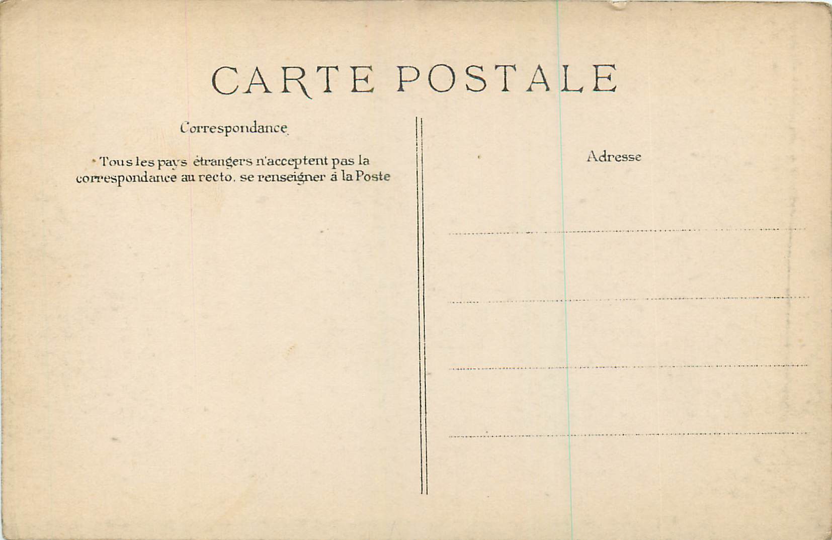 CPA Parc de Versailles La Colonnade enlevement de Proserpine par Pluton  — Verso