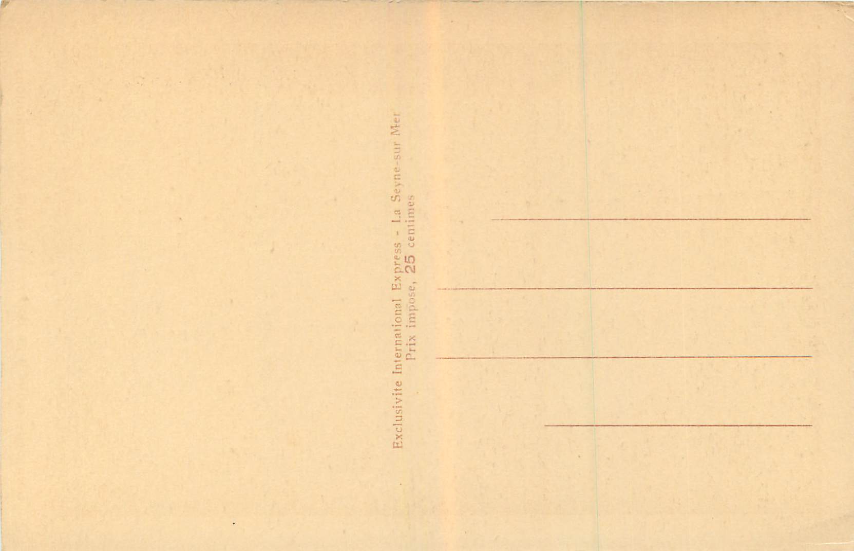 CPA Bernadette rentrant de Bartres a la veille des apparitions  — Verso