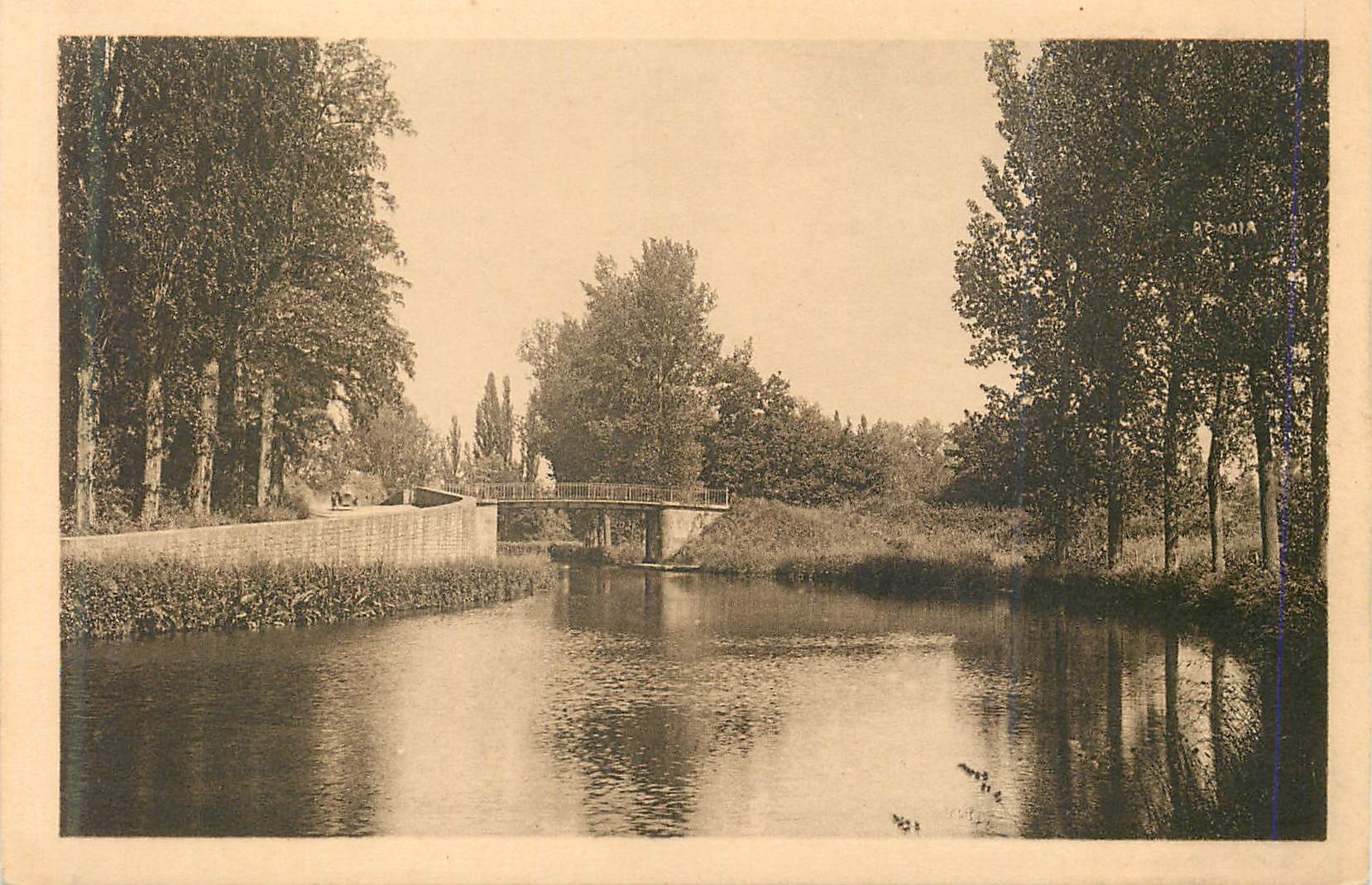 CPA St Leger sur Dheune S et L Pont des Laucherres 