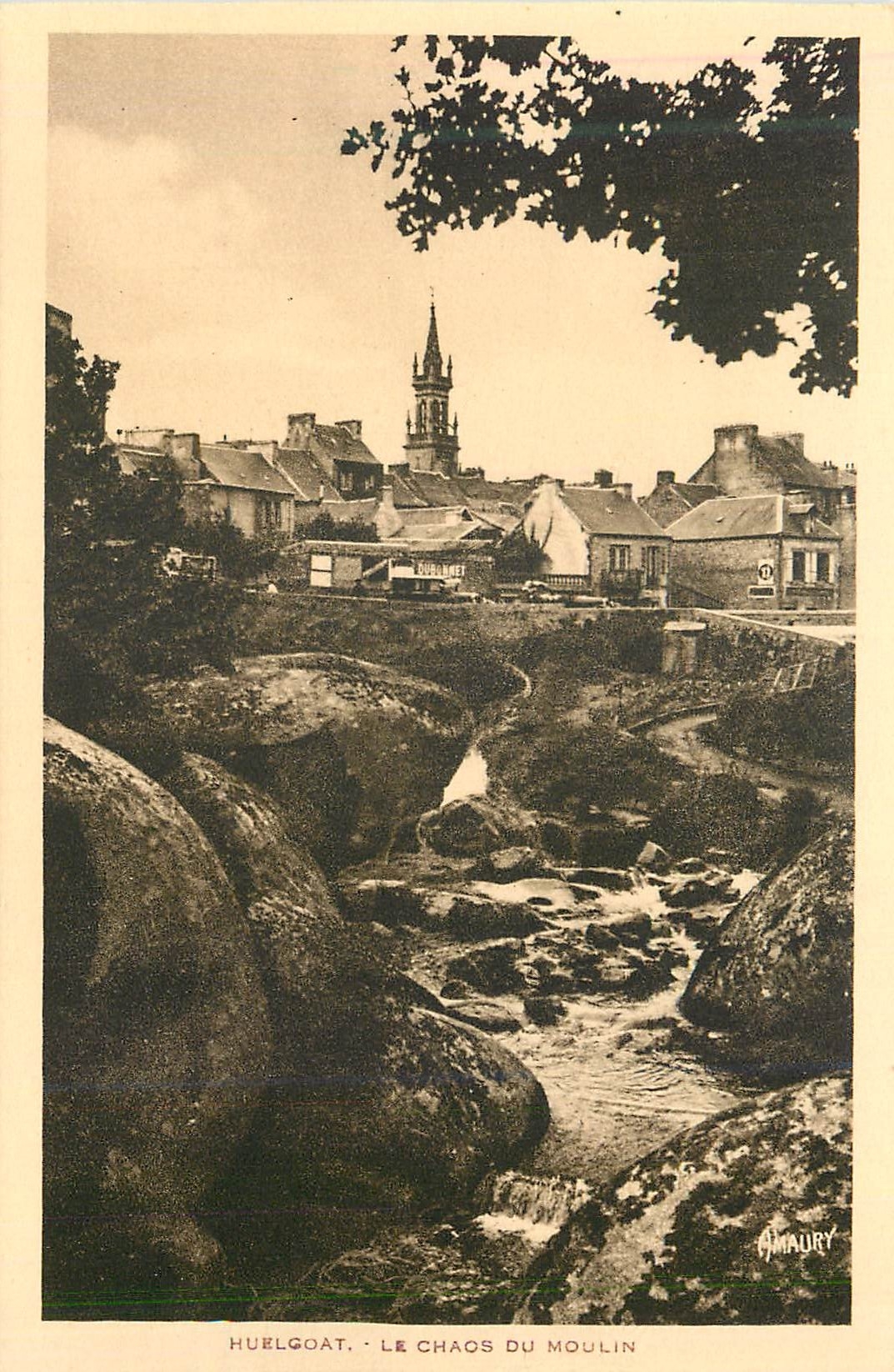 CPA Huelgoat Le Chaos du Moulin 