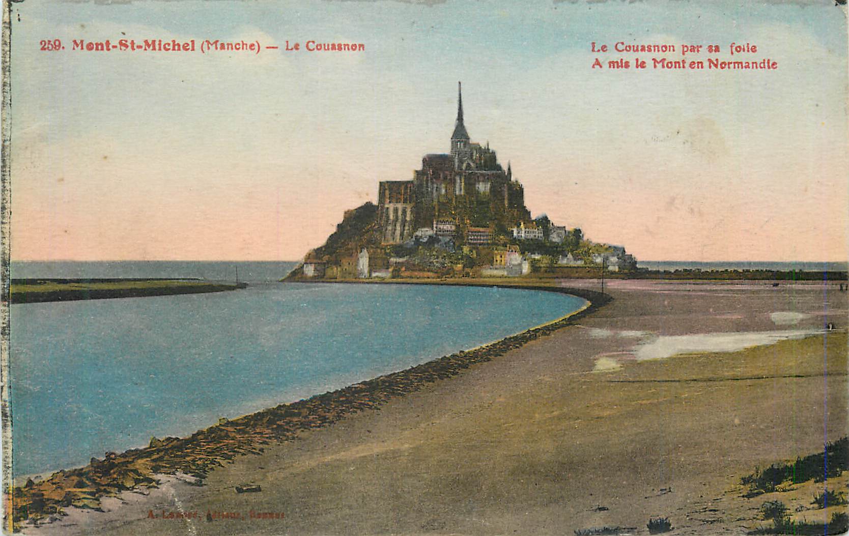 Mont-Saint-Michel (Manche) — Le Couasnon — A. Lamber, Artiste, Rouen