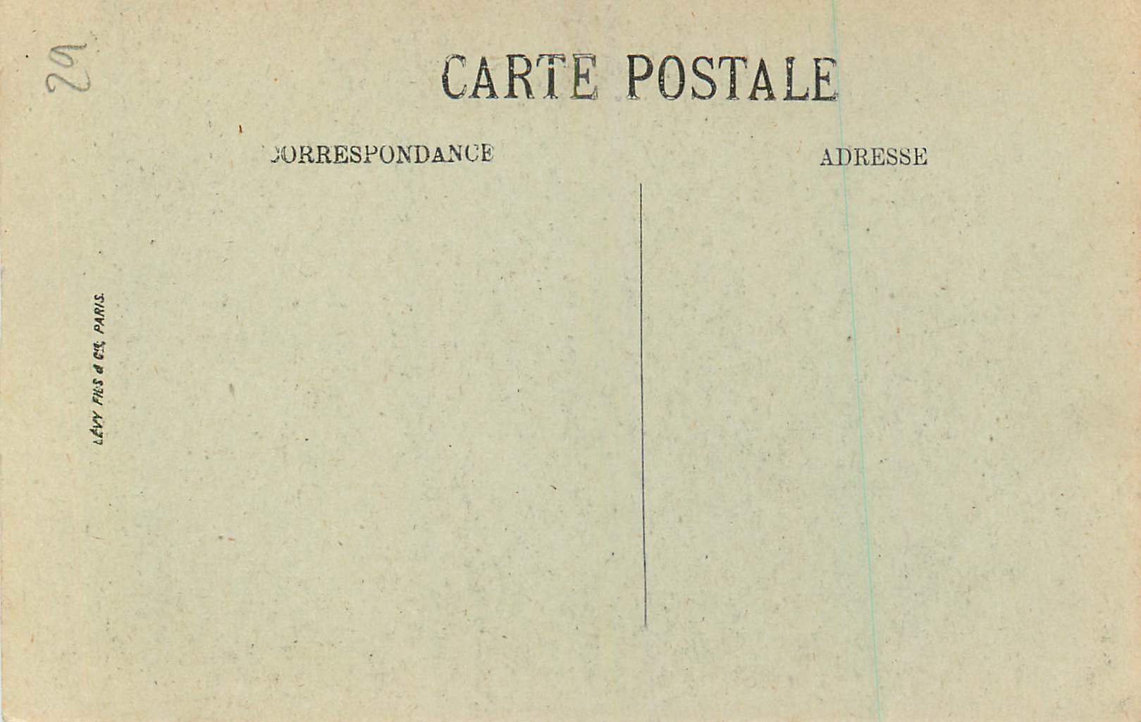 CPA Pont l Abbe L Eglise des Carmes Le Clocher  — Rückseite