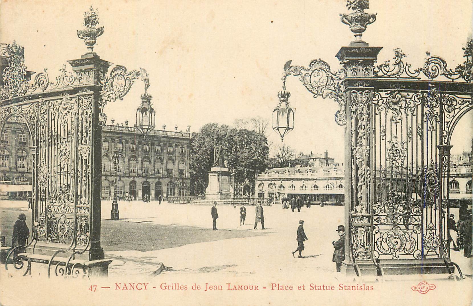 NANCY — Grilles de Jean Lamour — Place et Statue Stanislas — Éditeur ROUVETTA