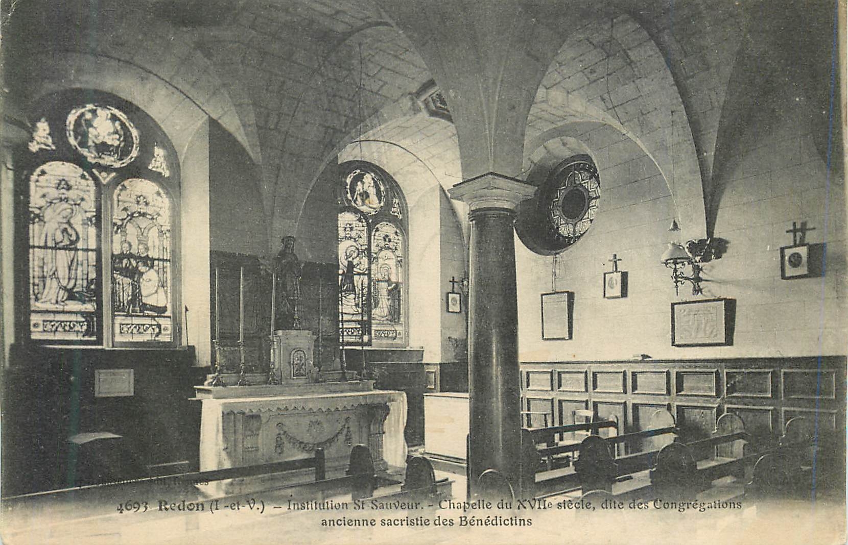 CPA Redon Institution St Sauveur Chapelle