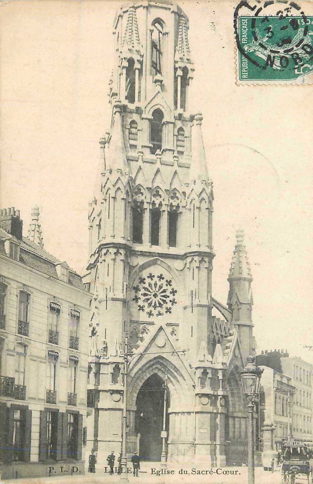 CPA Lille Eglise du Sacre Coeur 