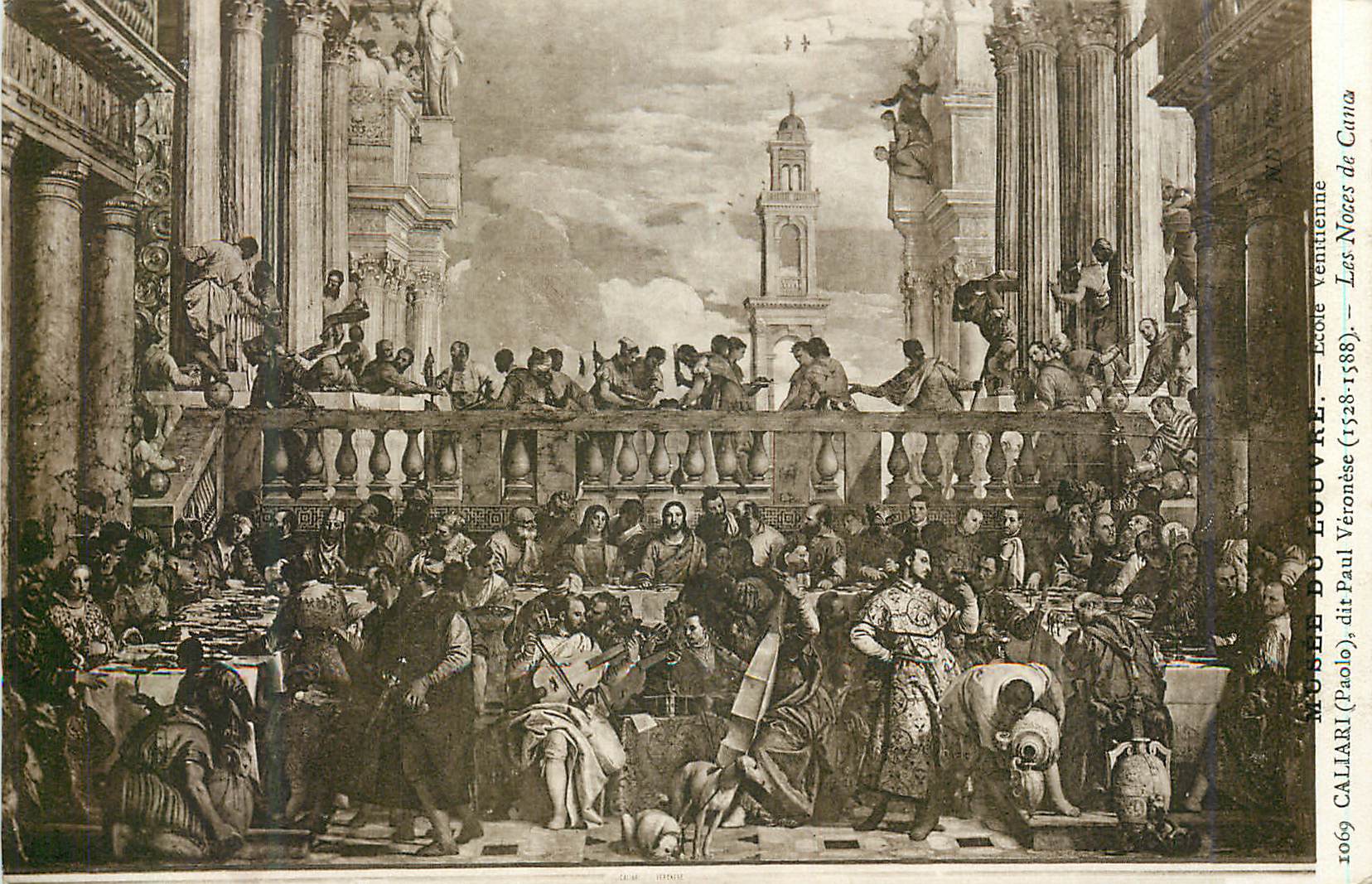 CPA Musee du Louvre Ecole Venitienne Caliari Les Noces de Cano 