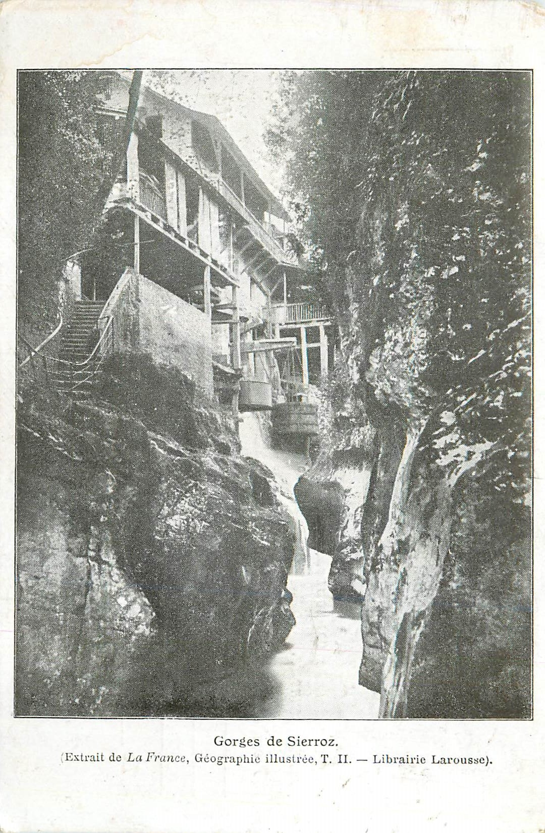CPA Gorges de Sierroz Estrail de La France 