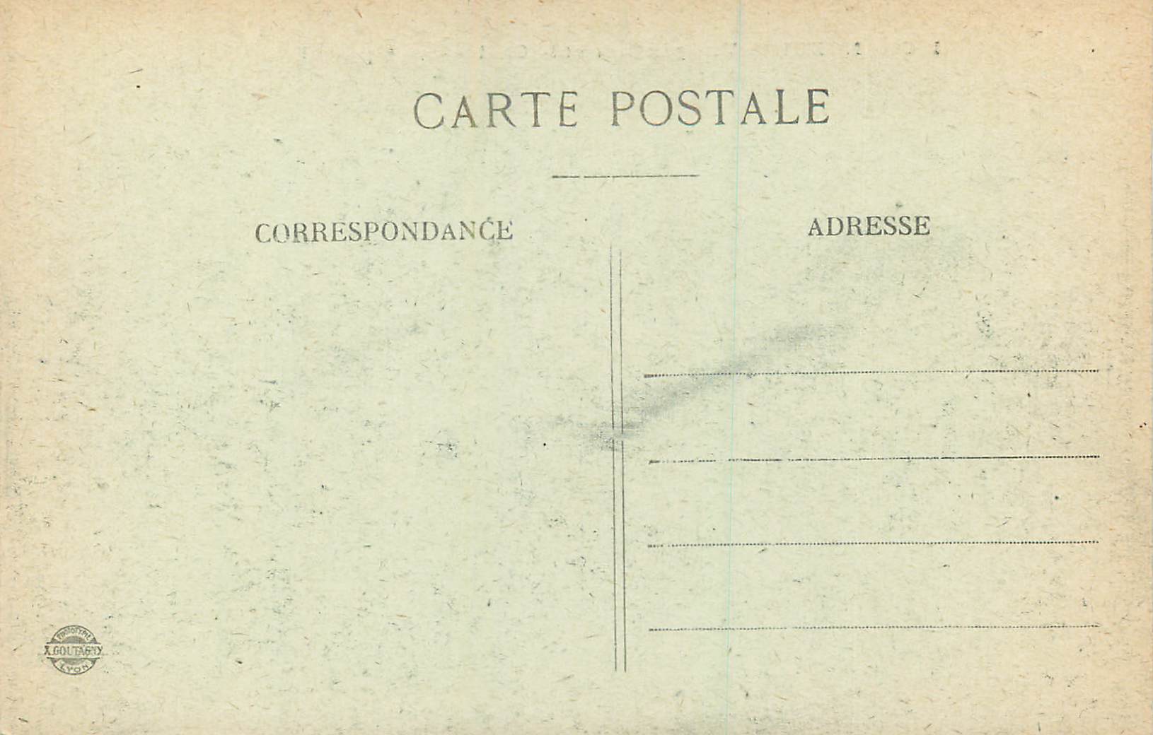 Grenoble — Vue générale et la Chaîne des Alpes — E.R. — Verso