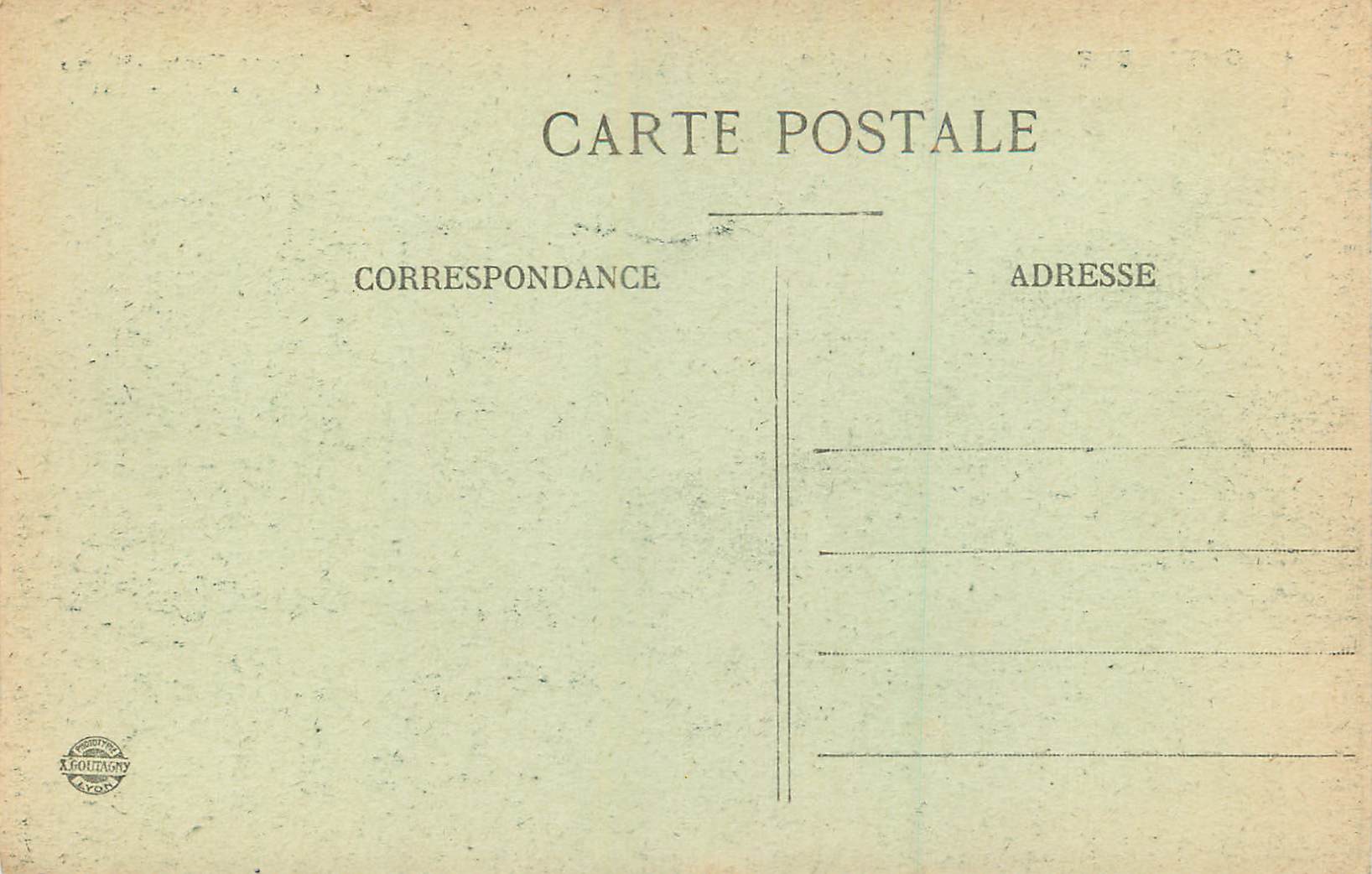 CPA Grenoble La Place Victor Hugo et les Forts  — Back