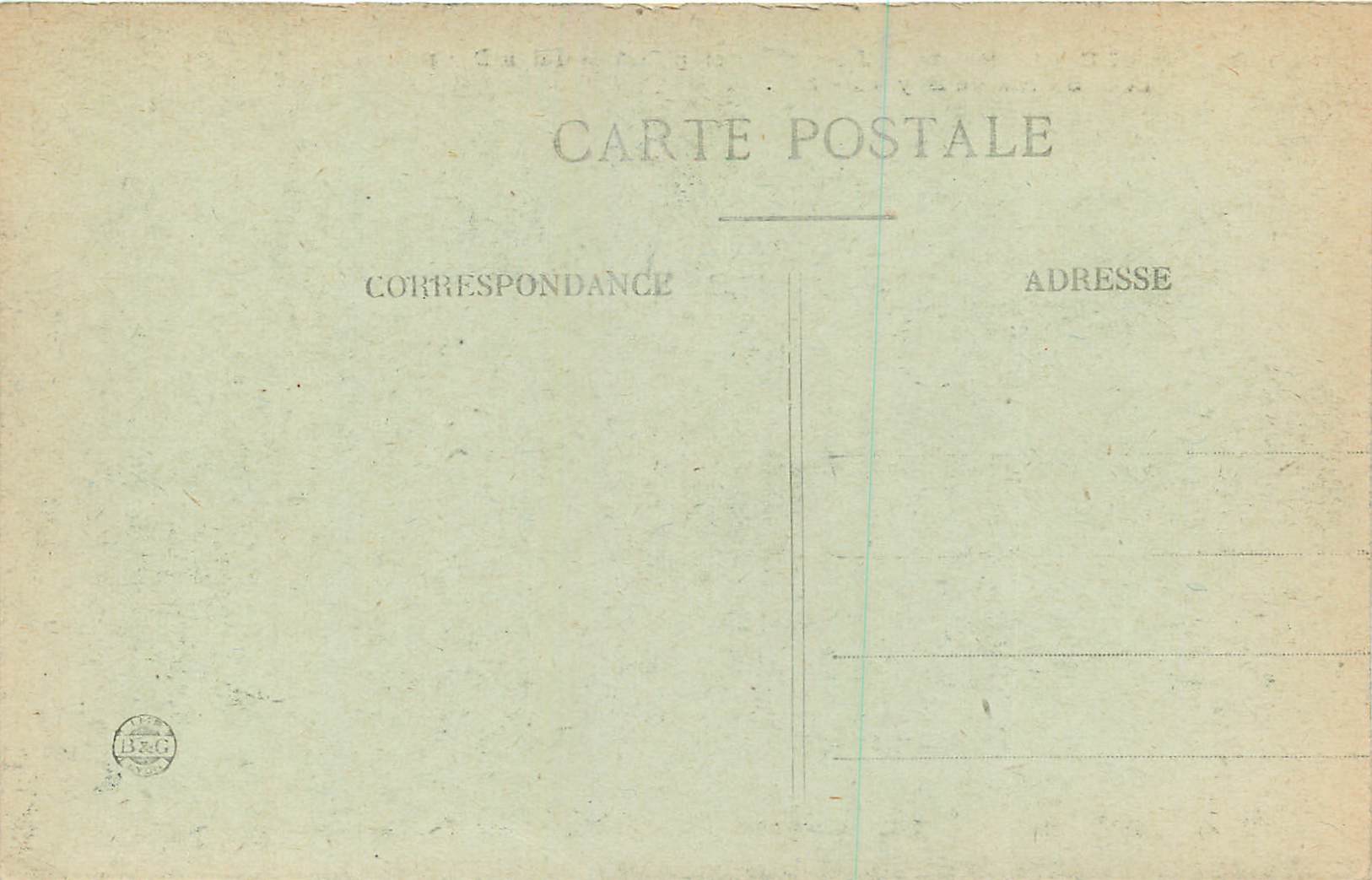 Grenoble — Le Palais de Justice (ancien Château des Dauphins) et la Statue de Bayard — E.R. — Verso
