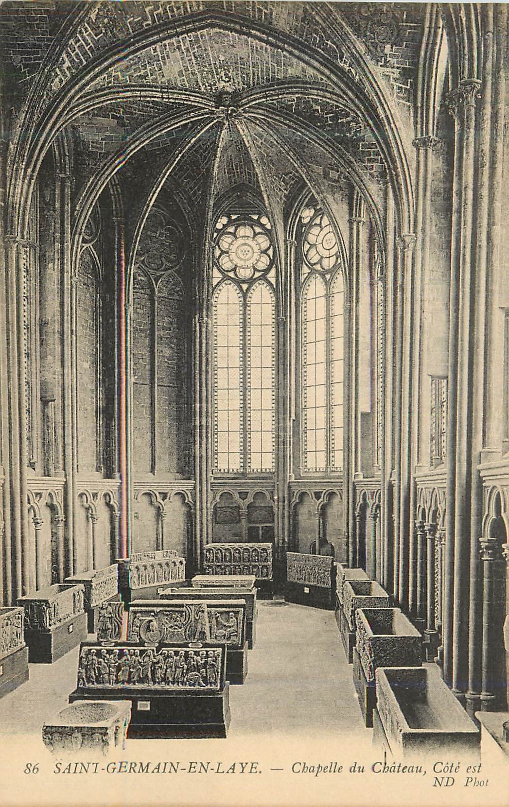 Saint-Germain-en-Laye — Chapelle du Château — Côté est, ND Phot