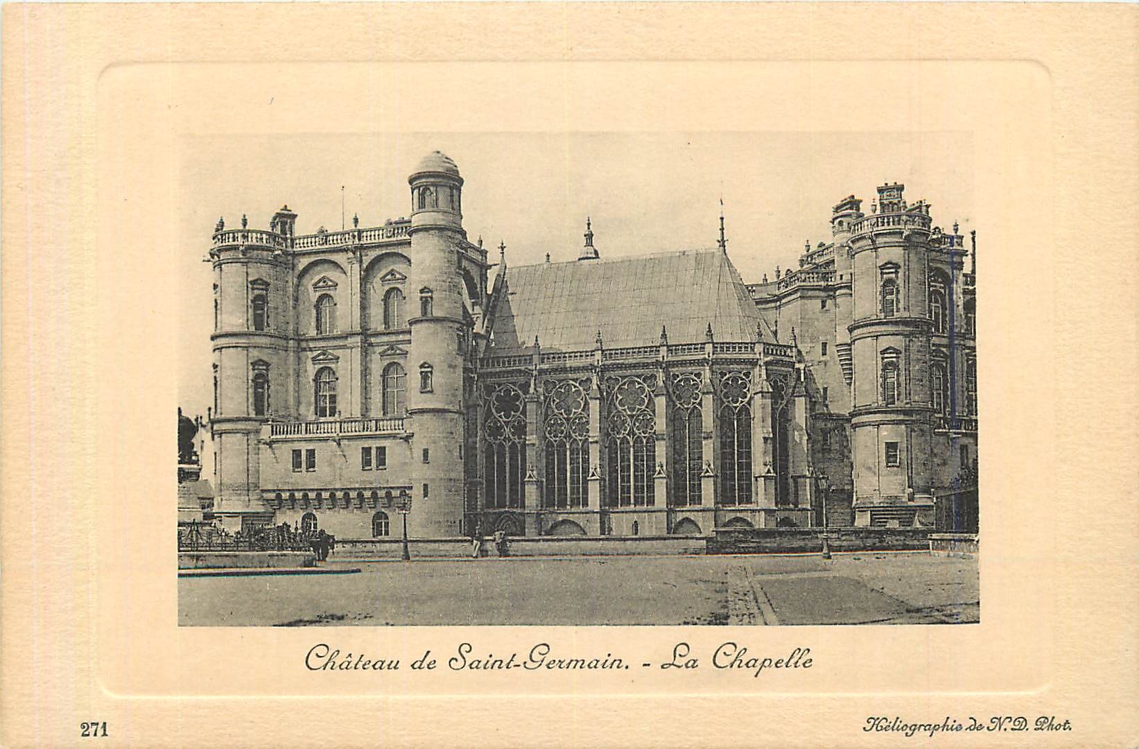 CPA Chateau de Saint Germain La Chapelle 