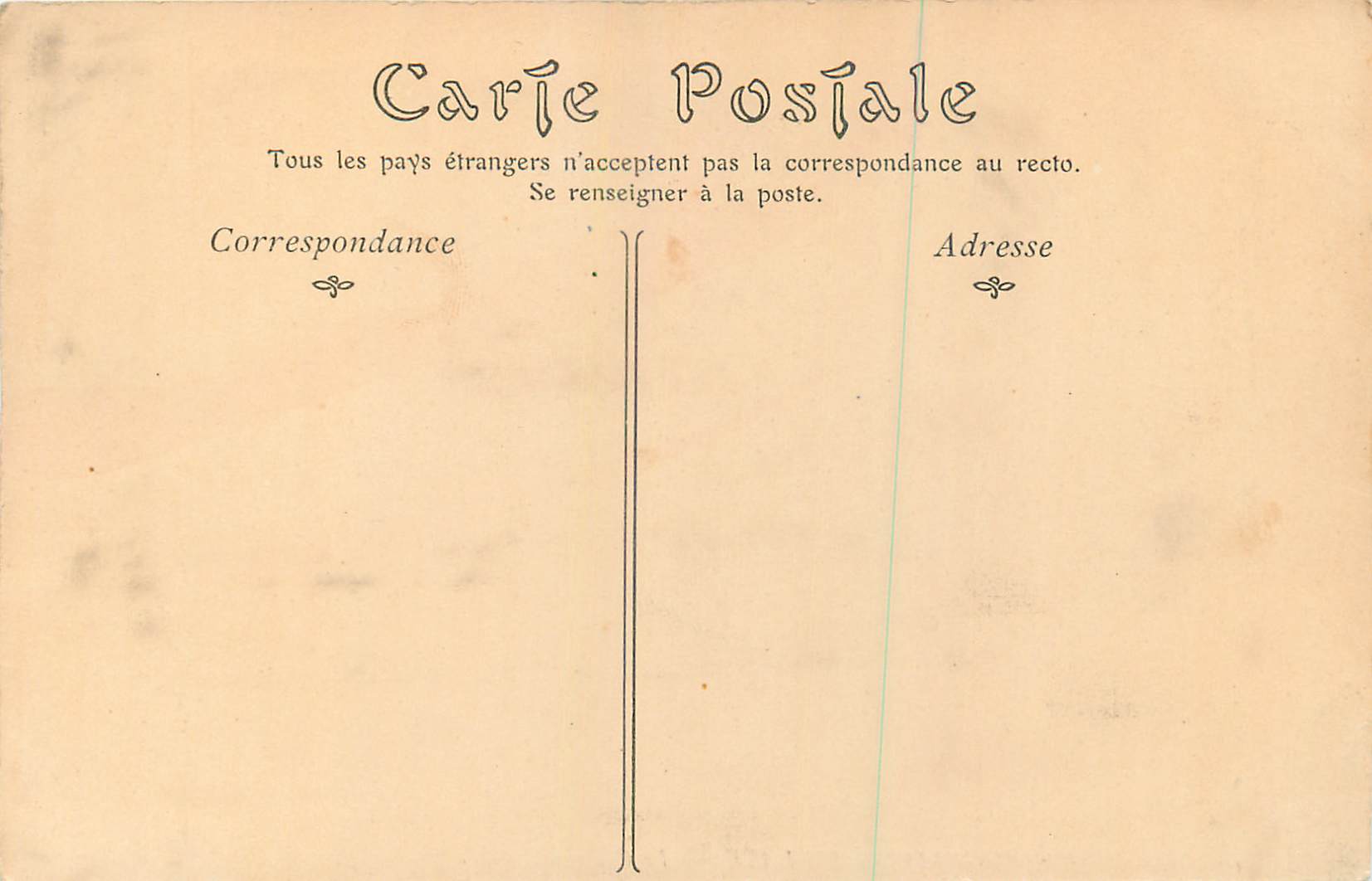 Saint-Germain-en-Laye — Le Château — Éditeur inconnu, n° 10 — Verso