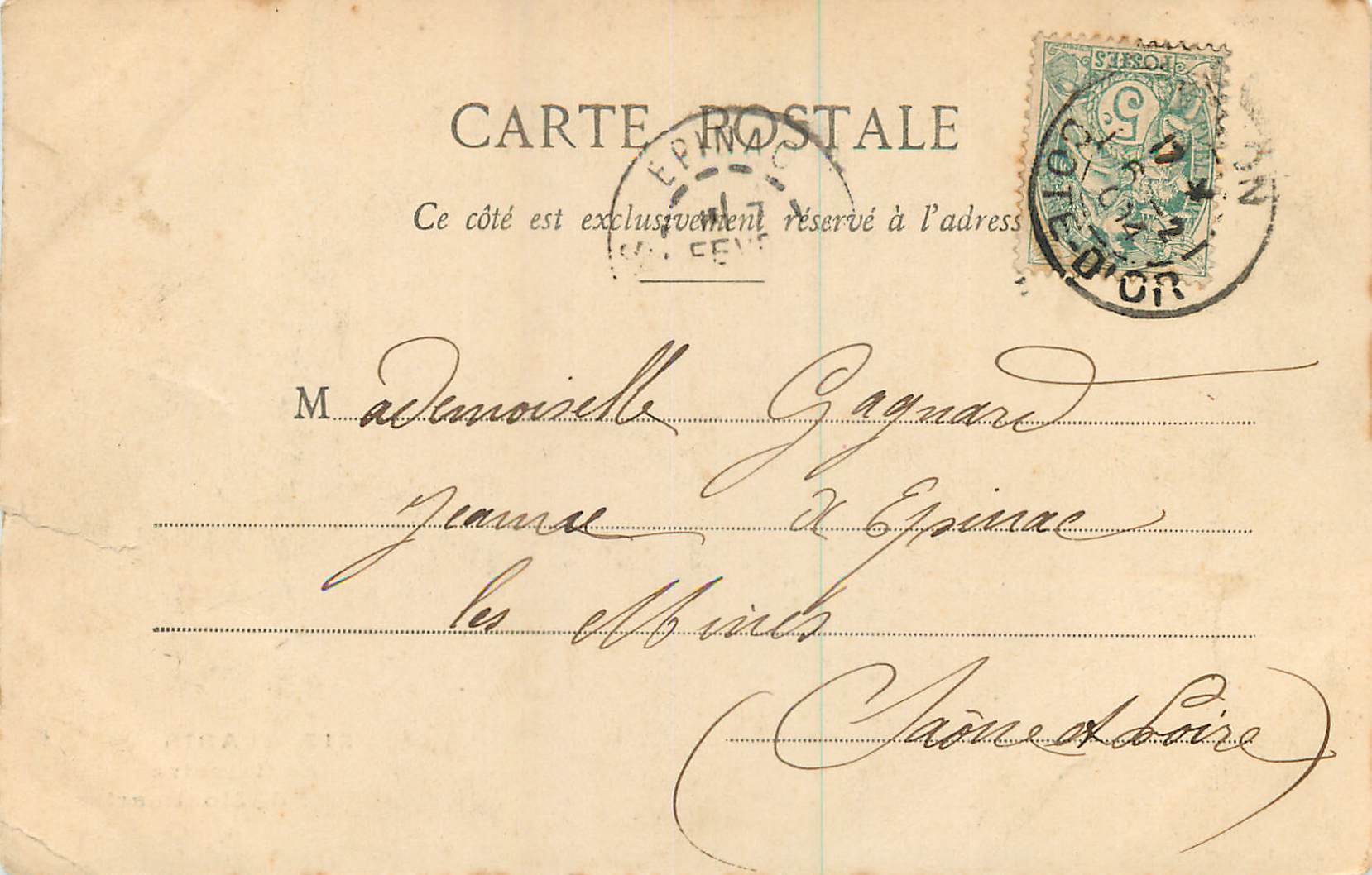 CPA Paris Le Calvaire de Montmartre  — Rückseite