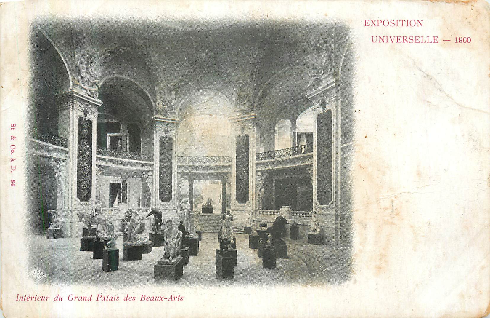 CPA Exposition Universelle Interieur du Grand Palais des Beaux Arts 