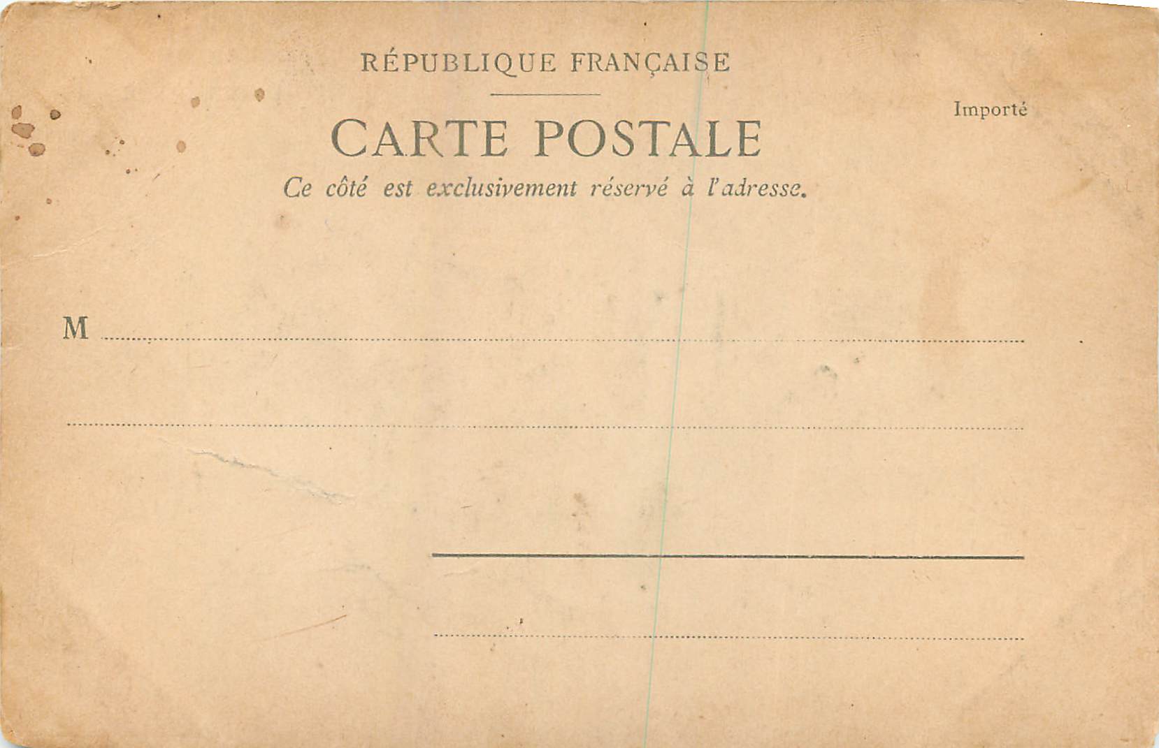 CPA Exposition Universelle Interieur du Grand Palais des Beaux Arts  — Verso