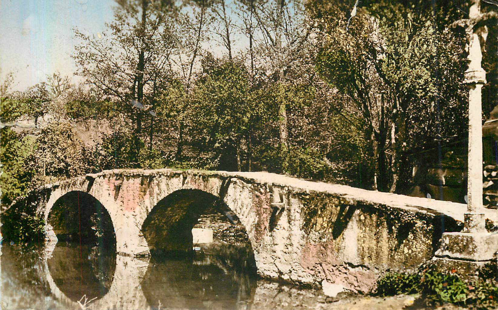 CPM Les Laumes C d Or Le Pont des Romains 