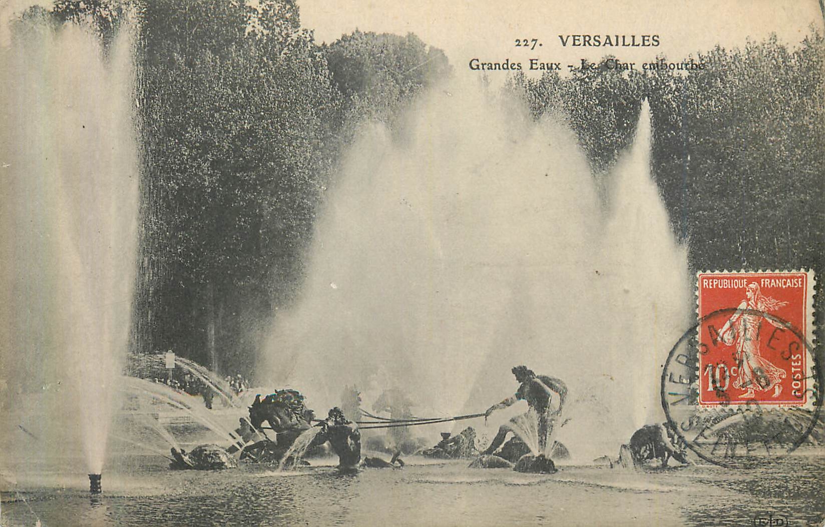CPA Versailles Grandes Eaux 