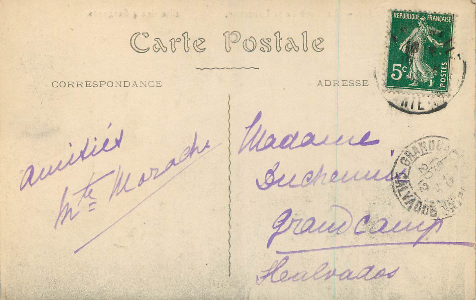 CPA La Rochelle La Tour de la Lanterne  — Verso