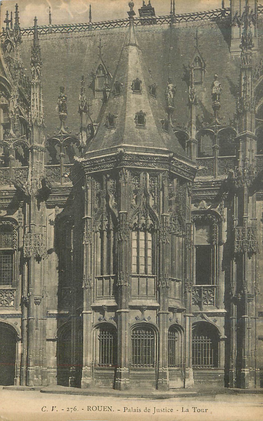 CPA Rouen Palais de Justice La Tour 
