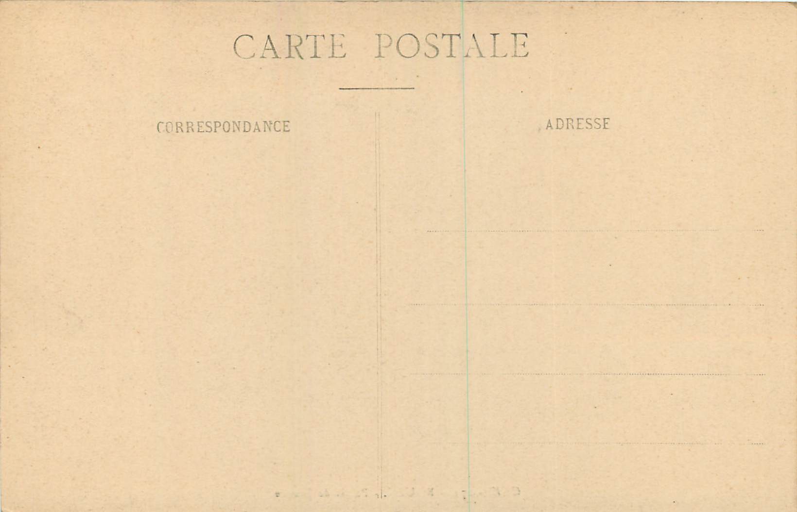 CPA Rouen Palais de Justice  — Verso
