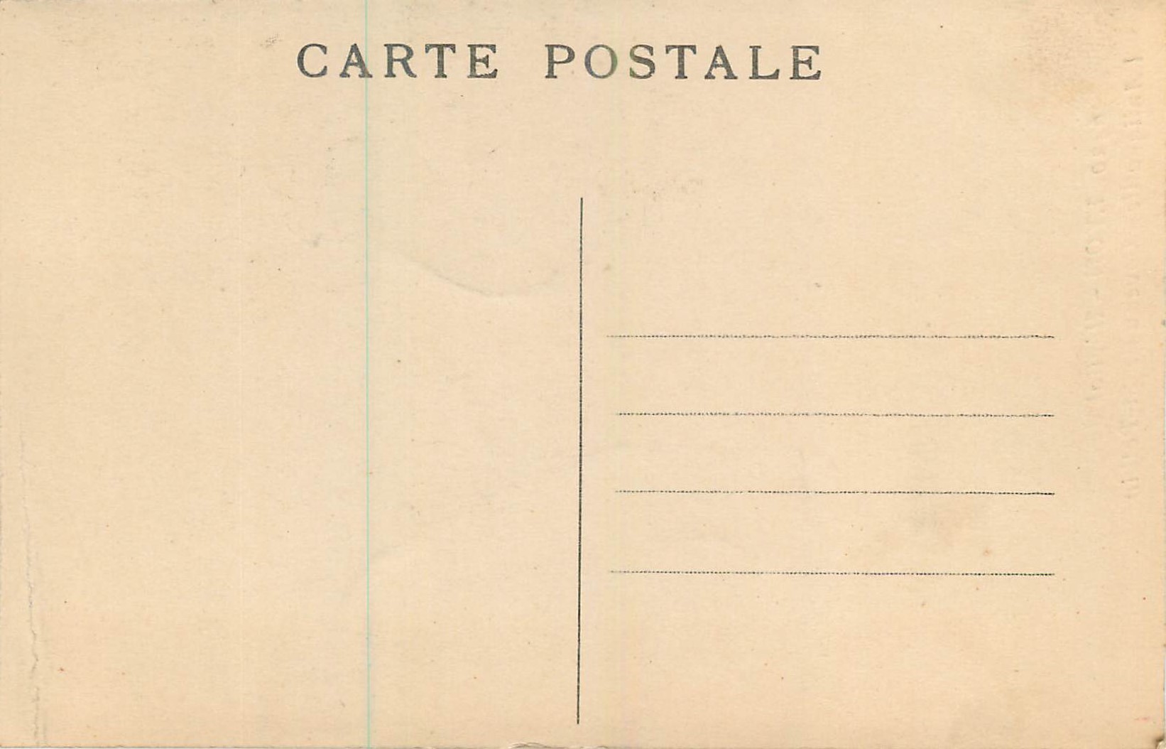 CPA Lyon Hopital de l Antiquaille Caveau de St Pothin  — Rückseite