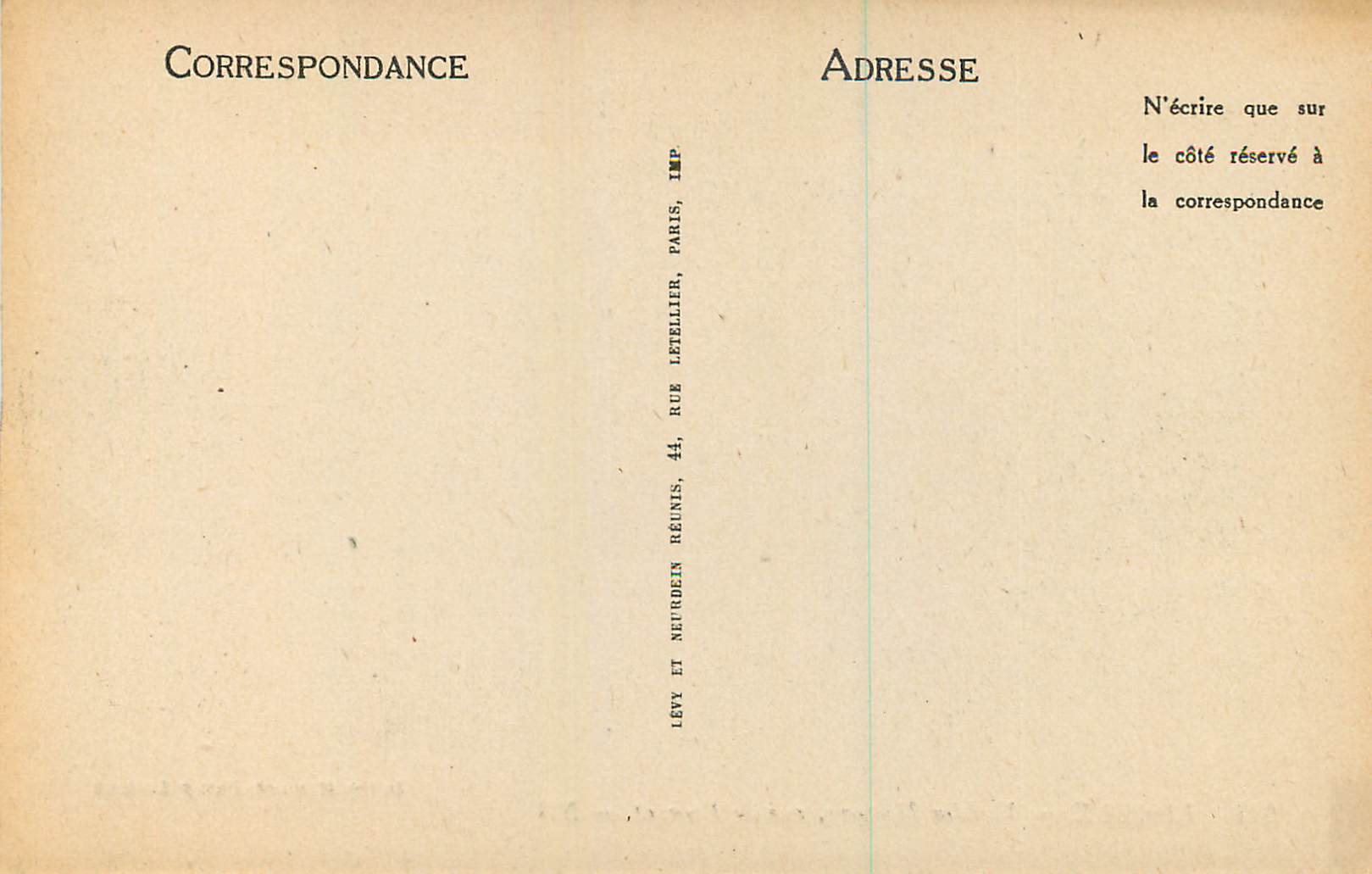 Lisieux — Vieilles Maisons, rue de Livarot — Édition Maurice Duvey Lisieux — Rückseite