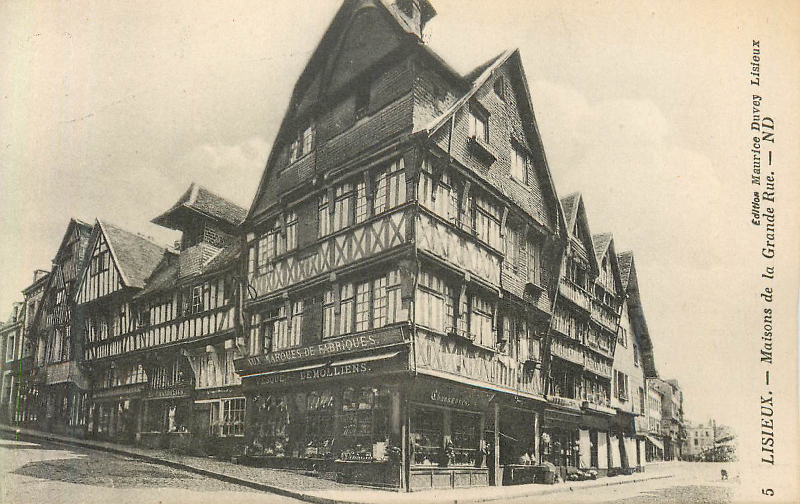 Maison de la Grande Rue — Lisieux — Éditions Maurice Duvey