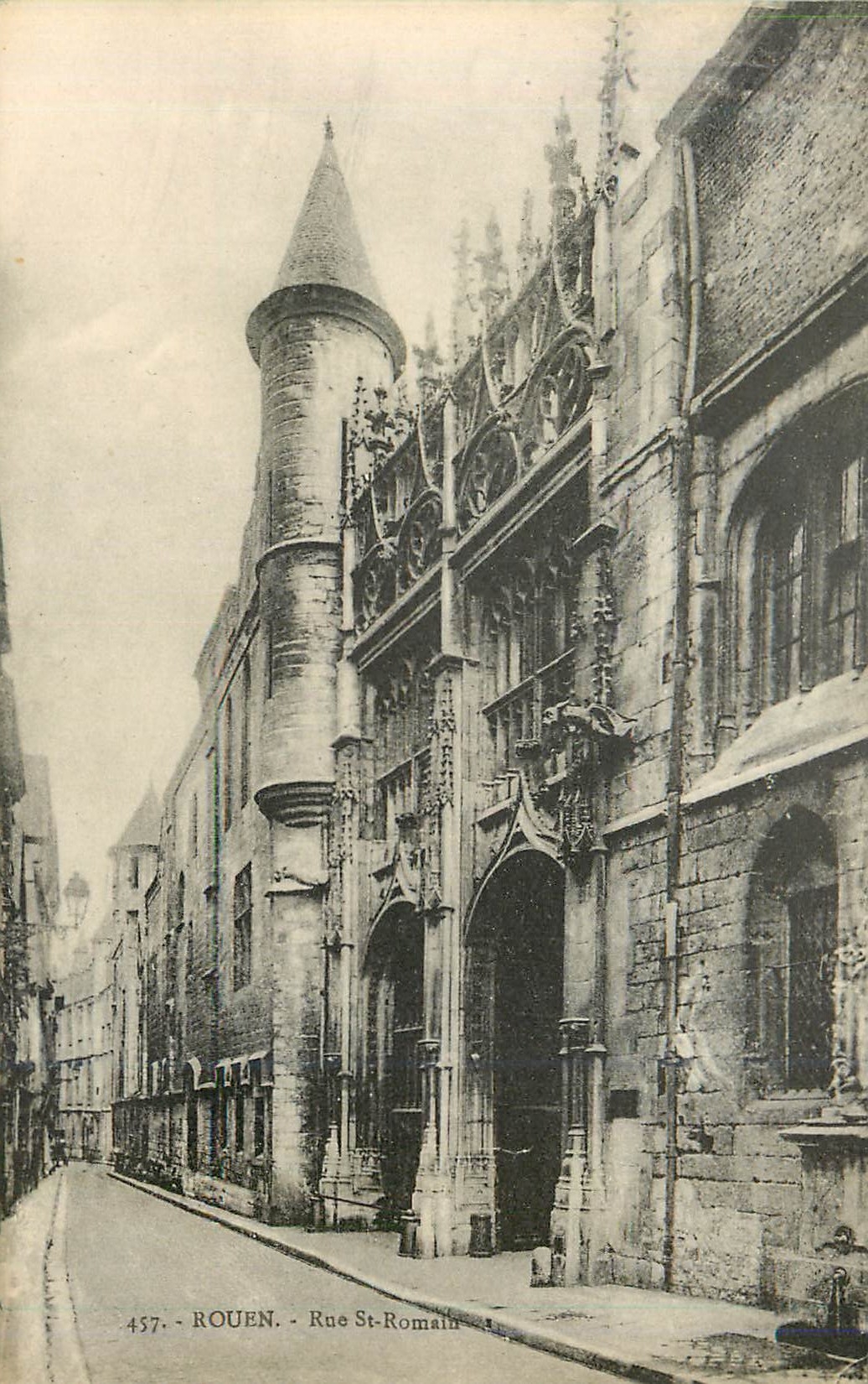 CPA Rouen Rue St Romain 