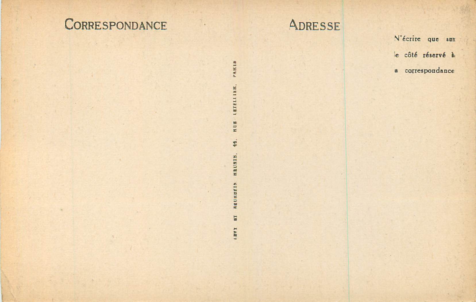CPA Rouen Basse Vieille Tour  — Verso