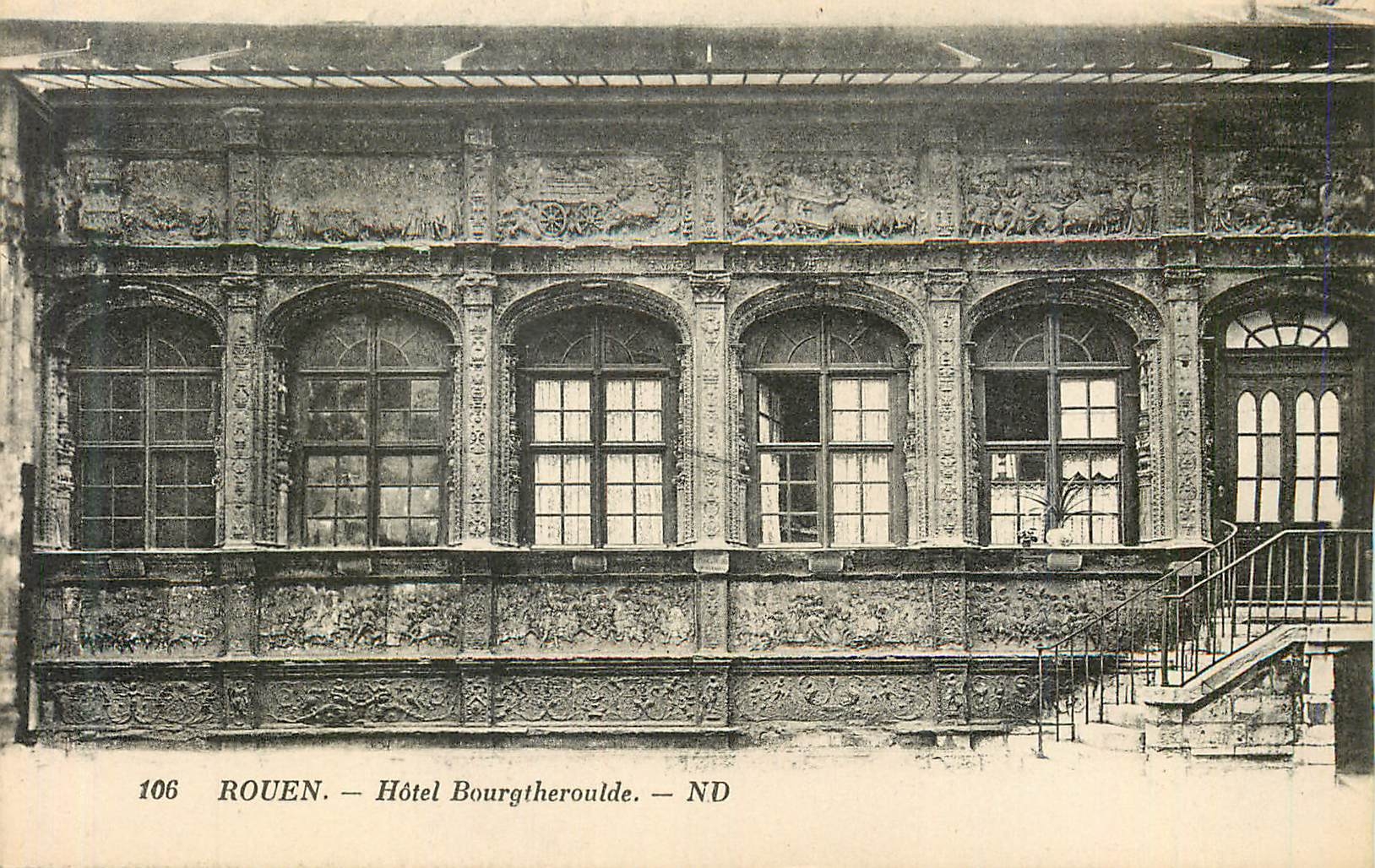 CPA Rouen Hotel Bourgtheroulde 