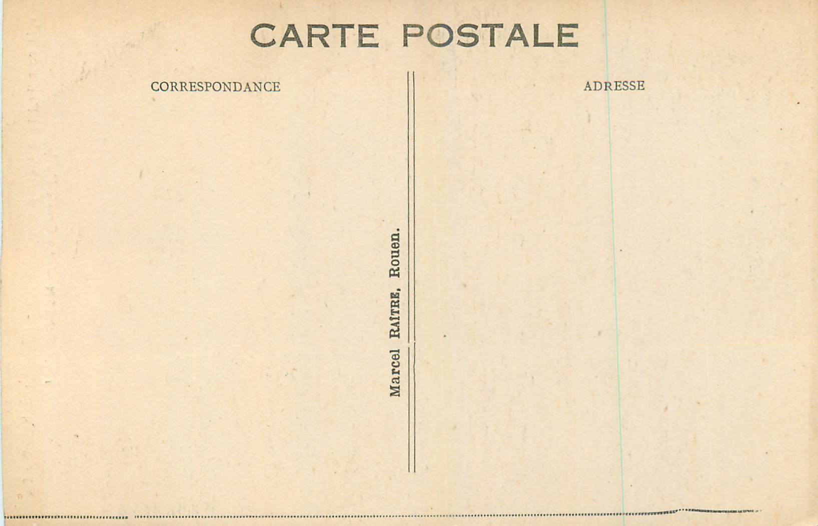 CPA Rouen La Grosse Horloge  — Verso