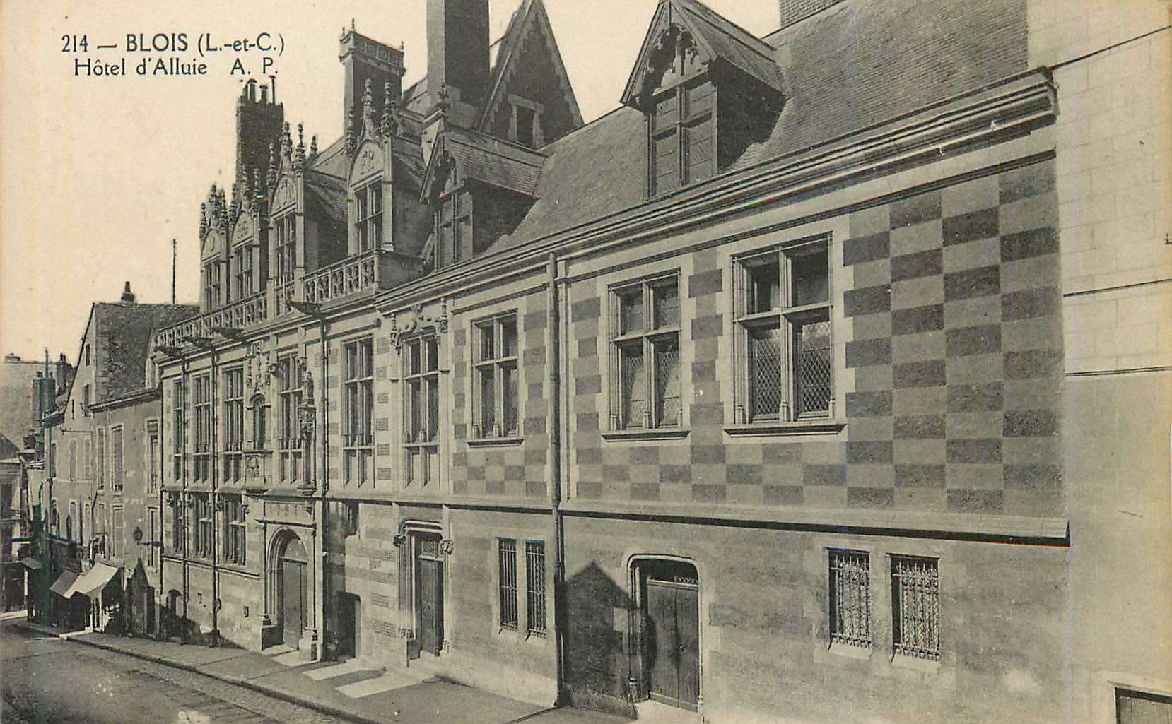 CPA Blois L et C Hotel d Alluie 