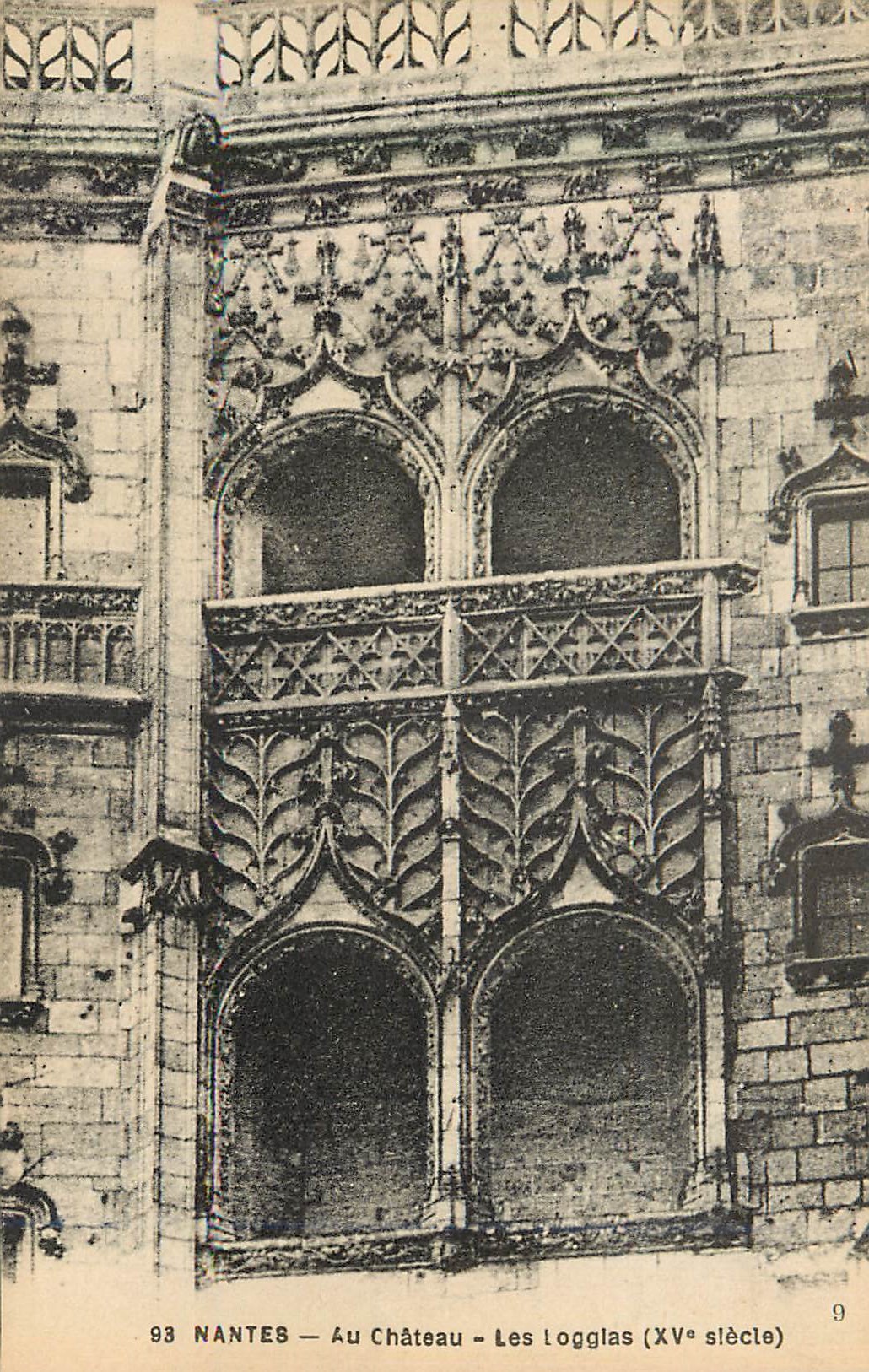 CPA Nantes Au chateau Les Loggias 