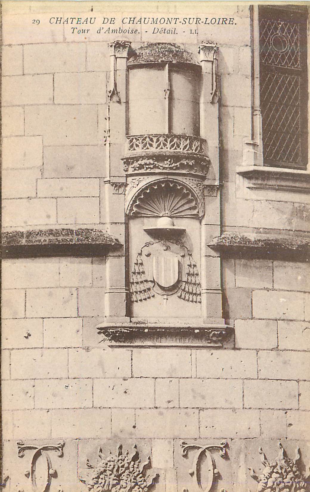 Château de Chaumont-sur-Loire — Tour d'Amboise — Détail — L.L. n°29