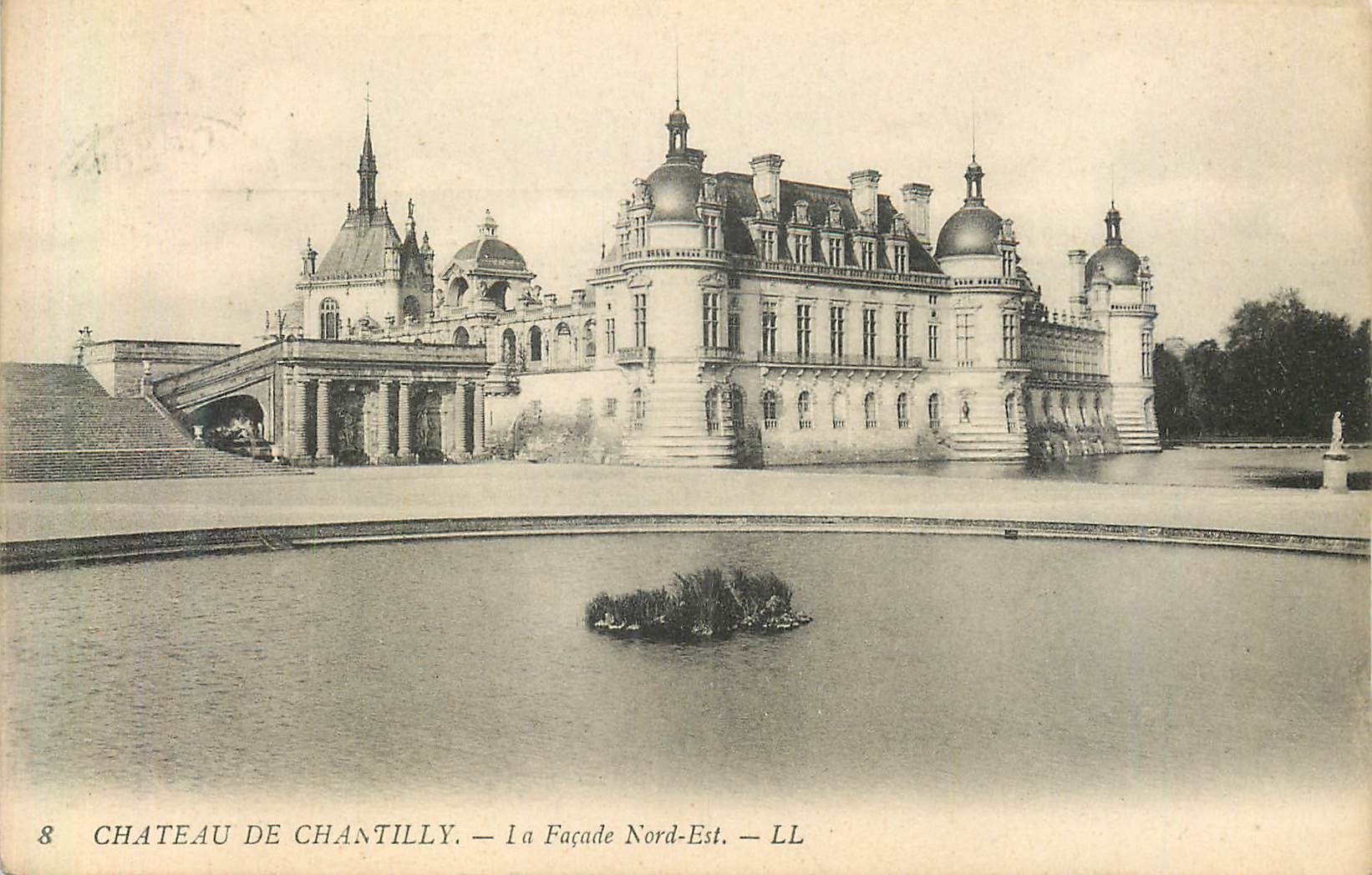 CPA Chateau de Chantilly La Facade Nord Est 
