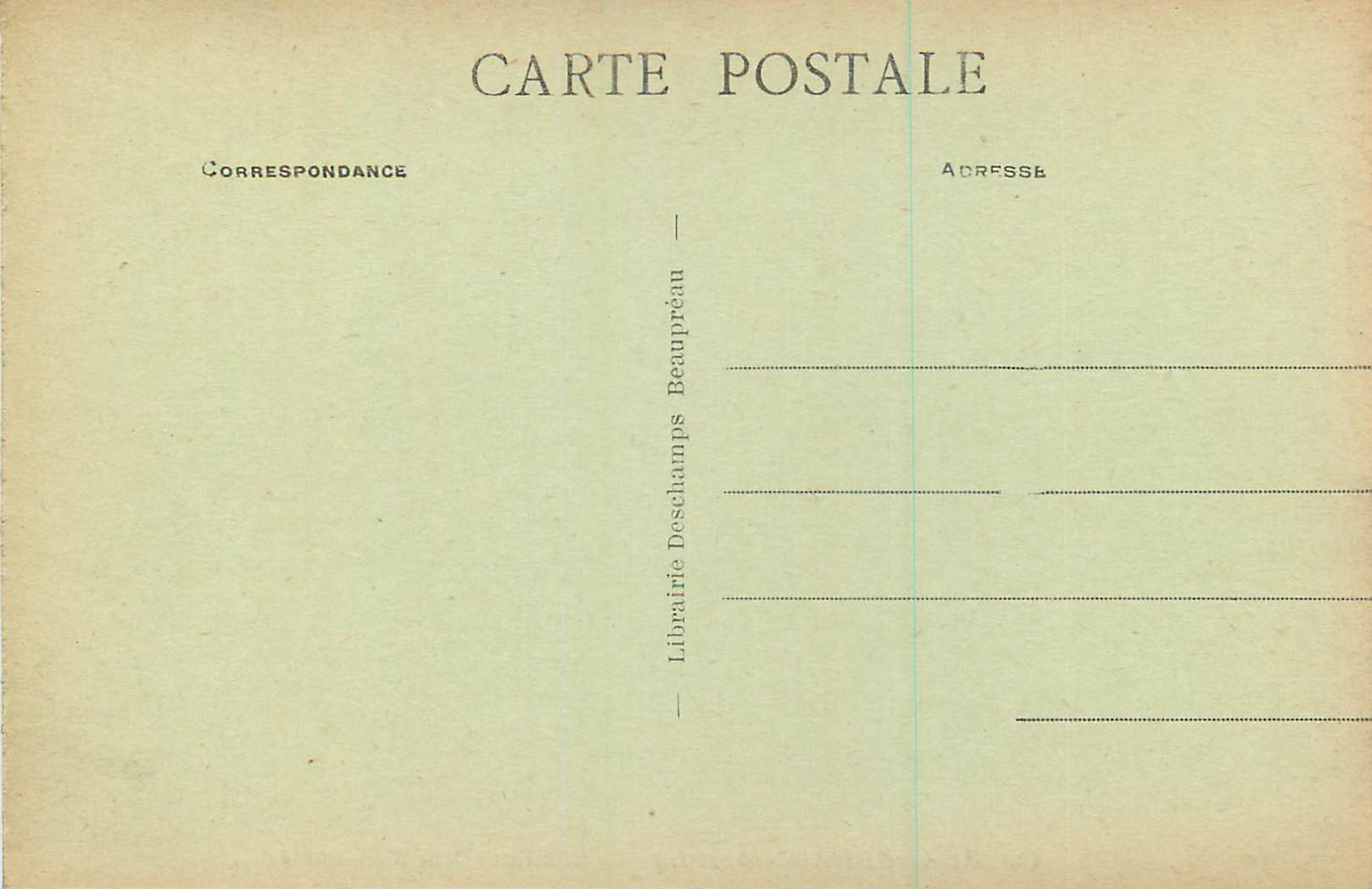 CPA Beaupreau M et L Le Chateau Vue d ensemble  — Rückseite