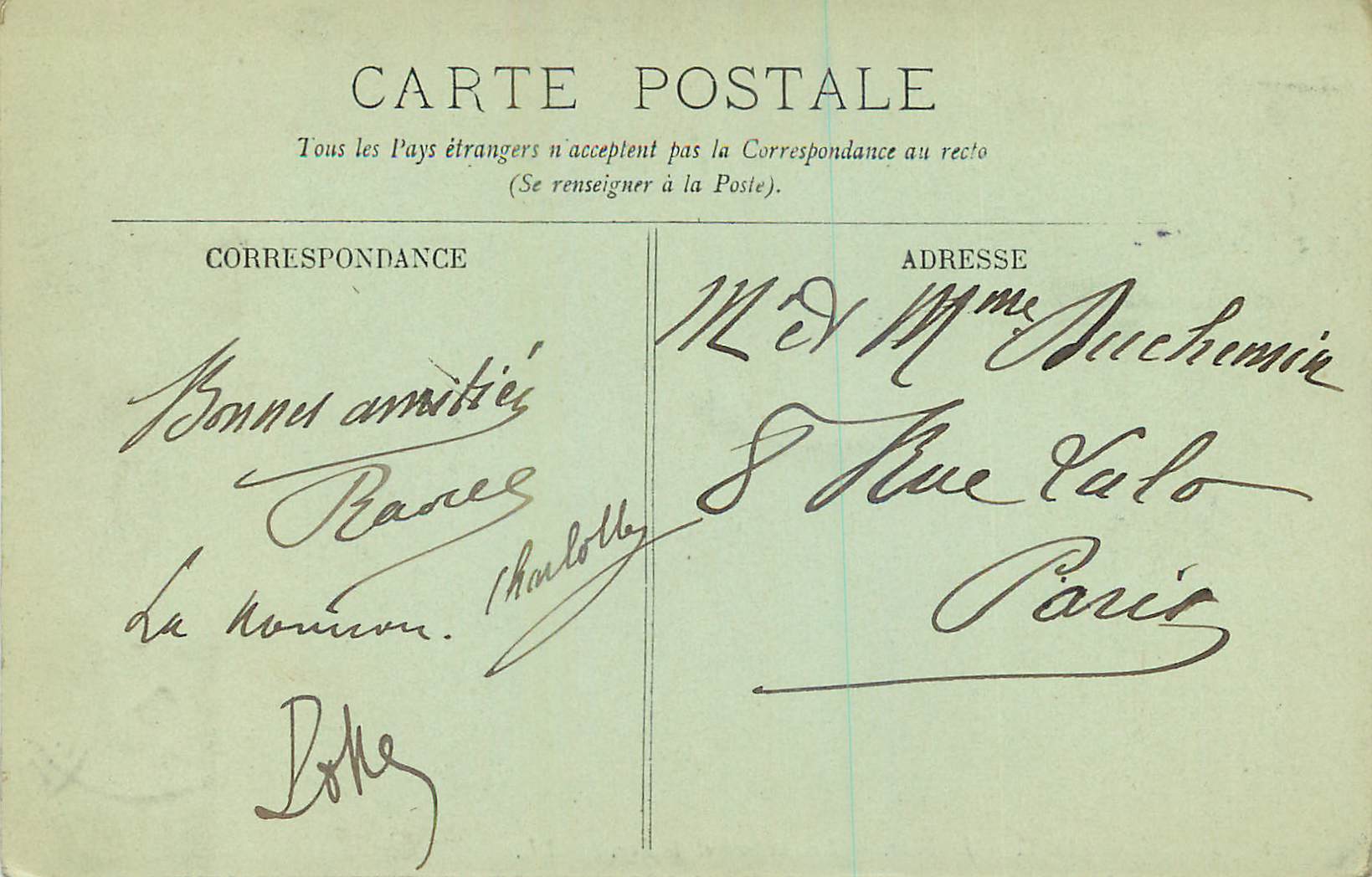 Rambouillet — Le Parc — Le Château et le Lac — LL — Rückseite
