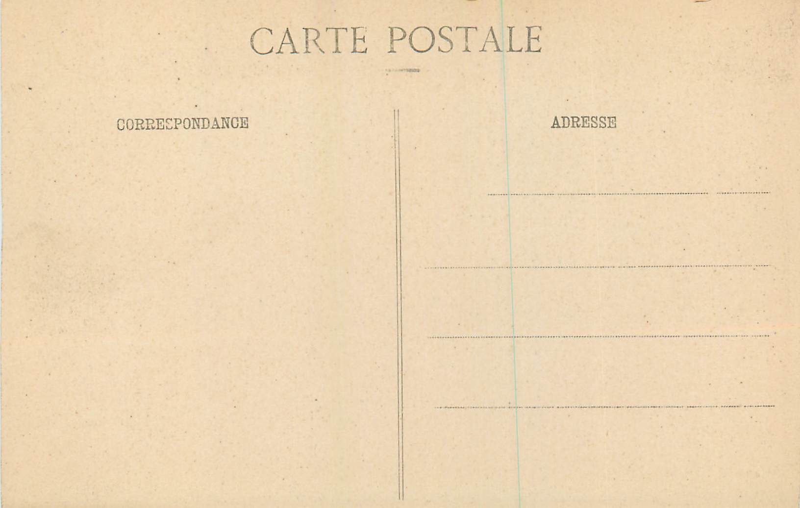 CPA Environs de Vichy Busset Le Chateau des Bourbons Cote Sud  — Verso