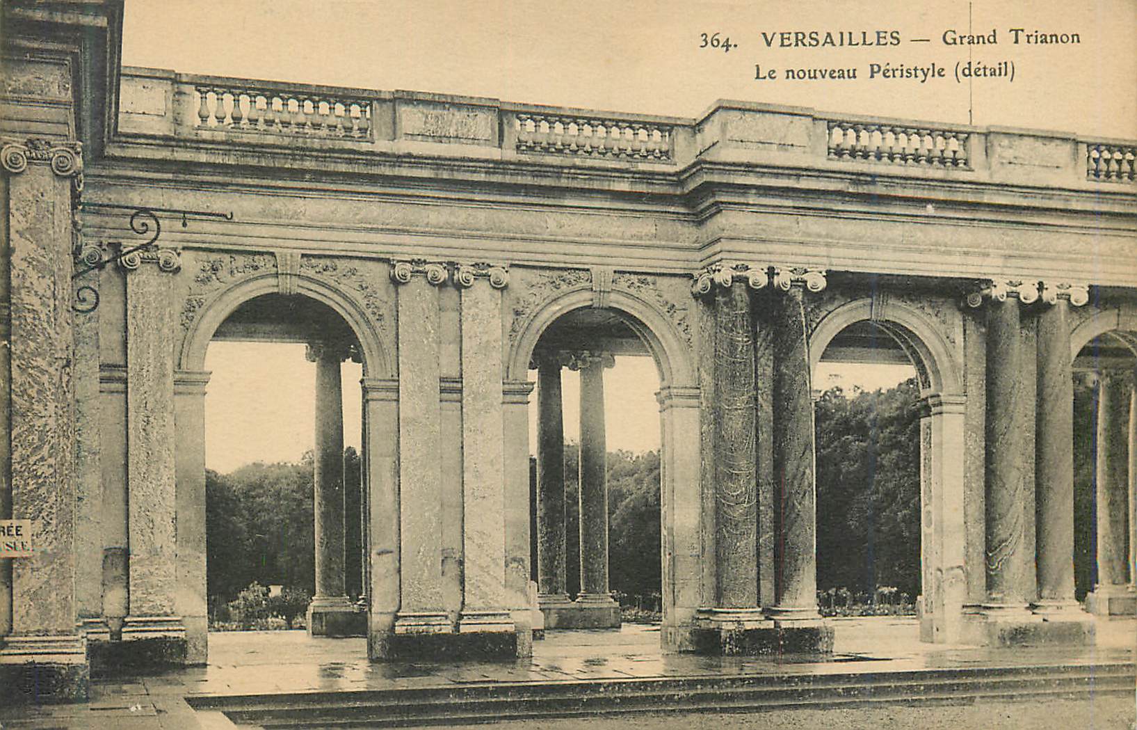 Versailles — Grand Trianon — Le nouveau Pérystyle (détail)