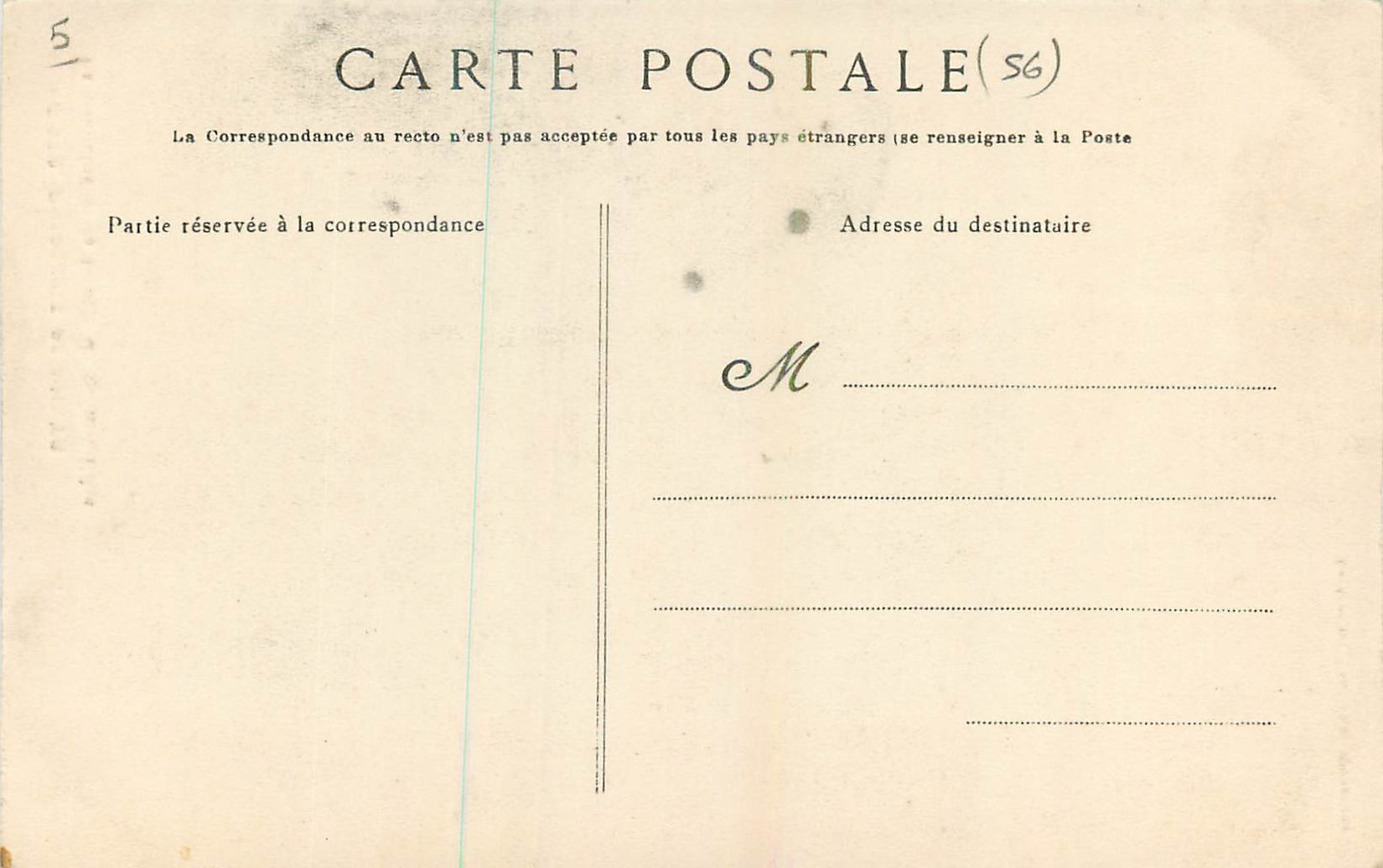 Presqu'île de Rhuys — La Fontaine et la Grotte de Saint-Gildas — Collection Viltard, Quimper — Rückseite
