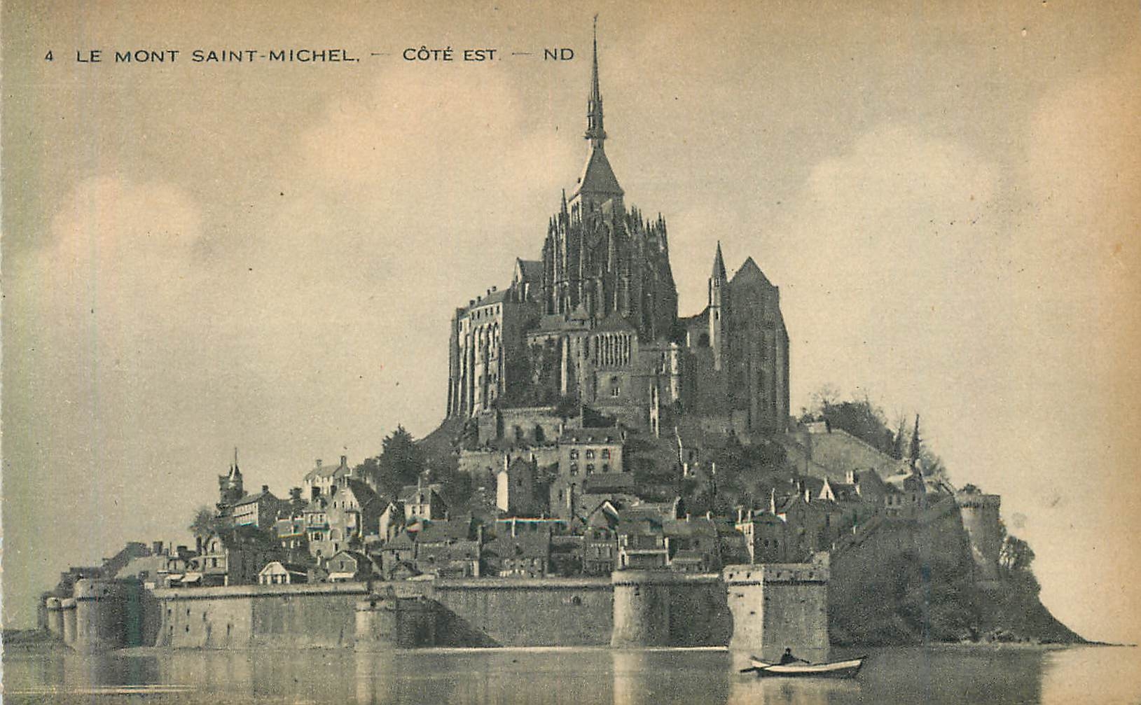 CPA Le Mont Saint Michel Cote Est 