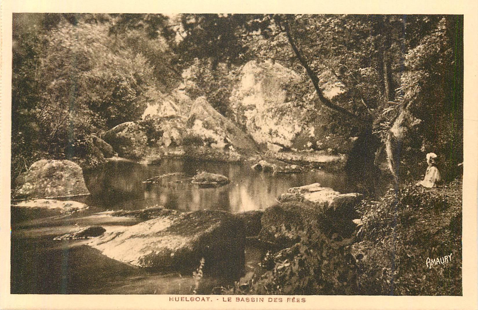 CPA Huelgoat Le Bassin des fees 
