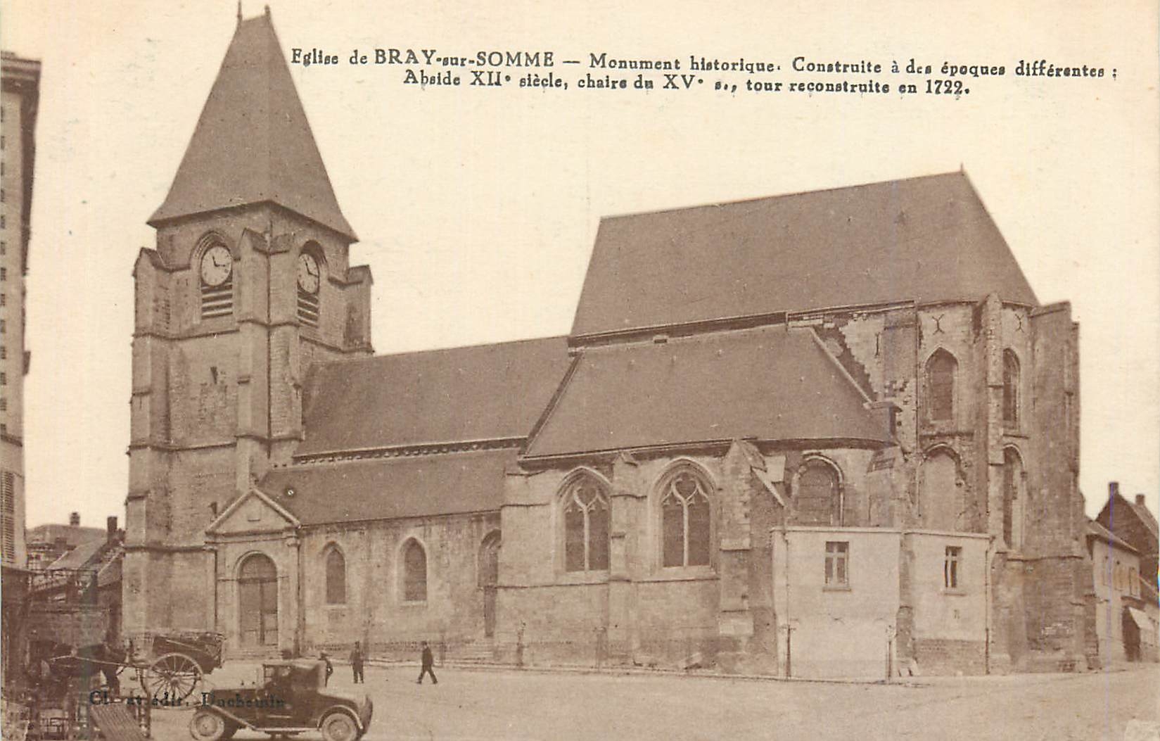 CPA Eglis de Bray sur Somme Monument historique 