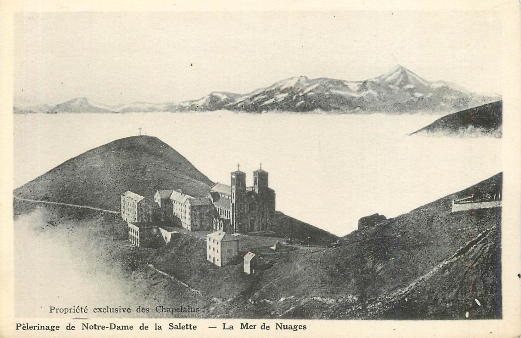 Pilgrimage to Notre-Dame de la Salette — Sea of Clouds — Exclusive Property of the Chaplains