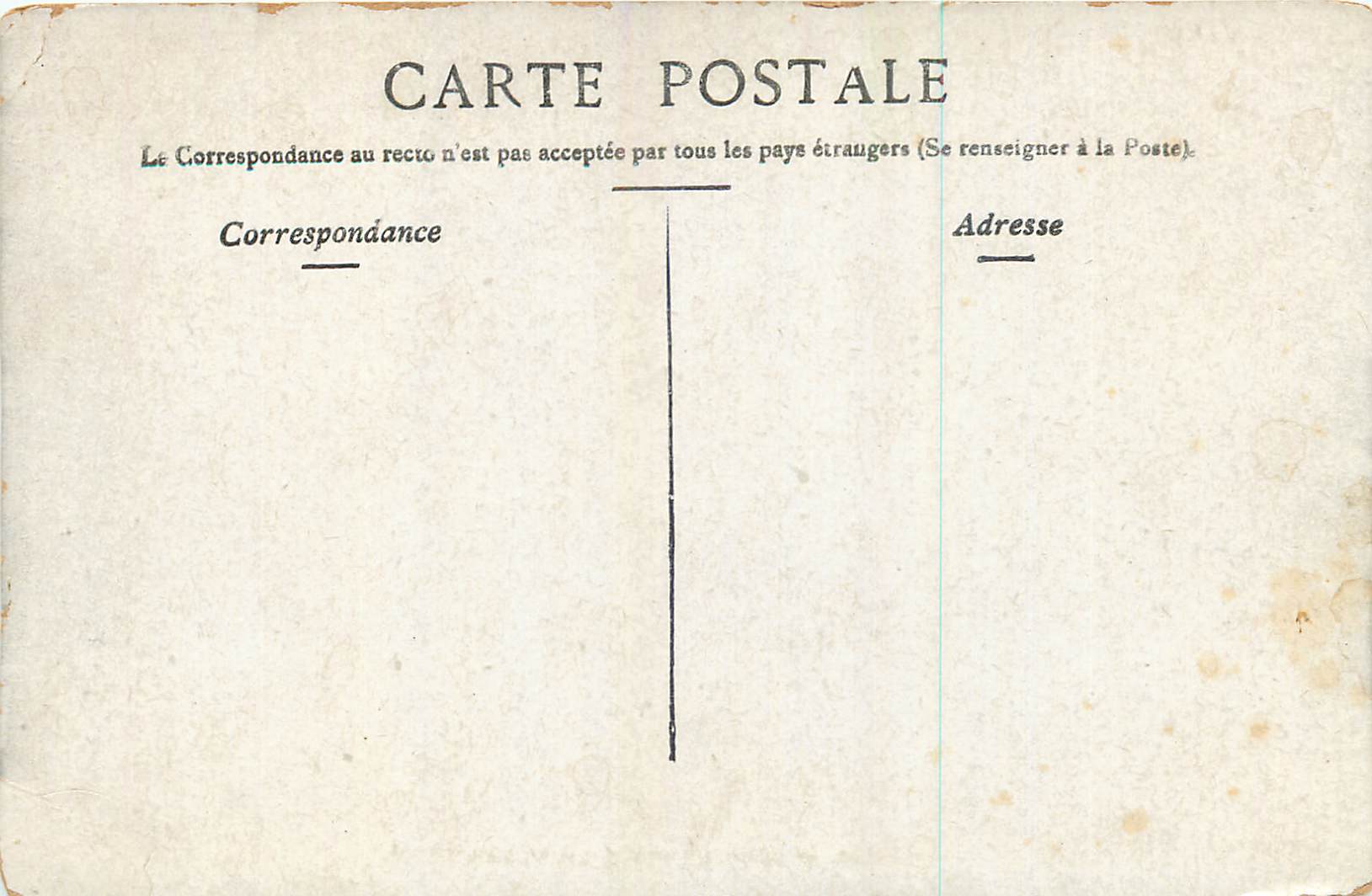 CPA Dijon Place d Armes Rue de la Liberte  — Verso