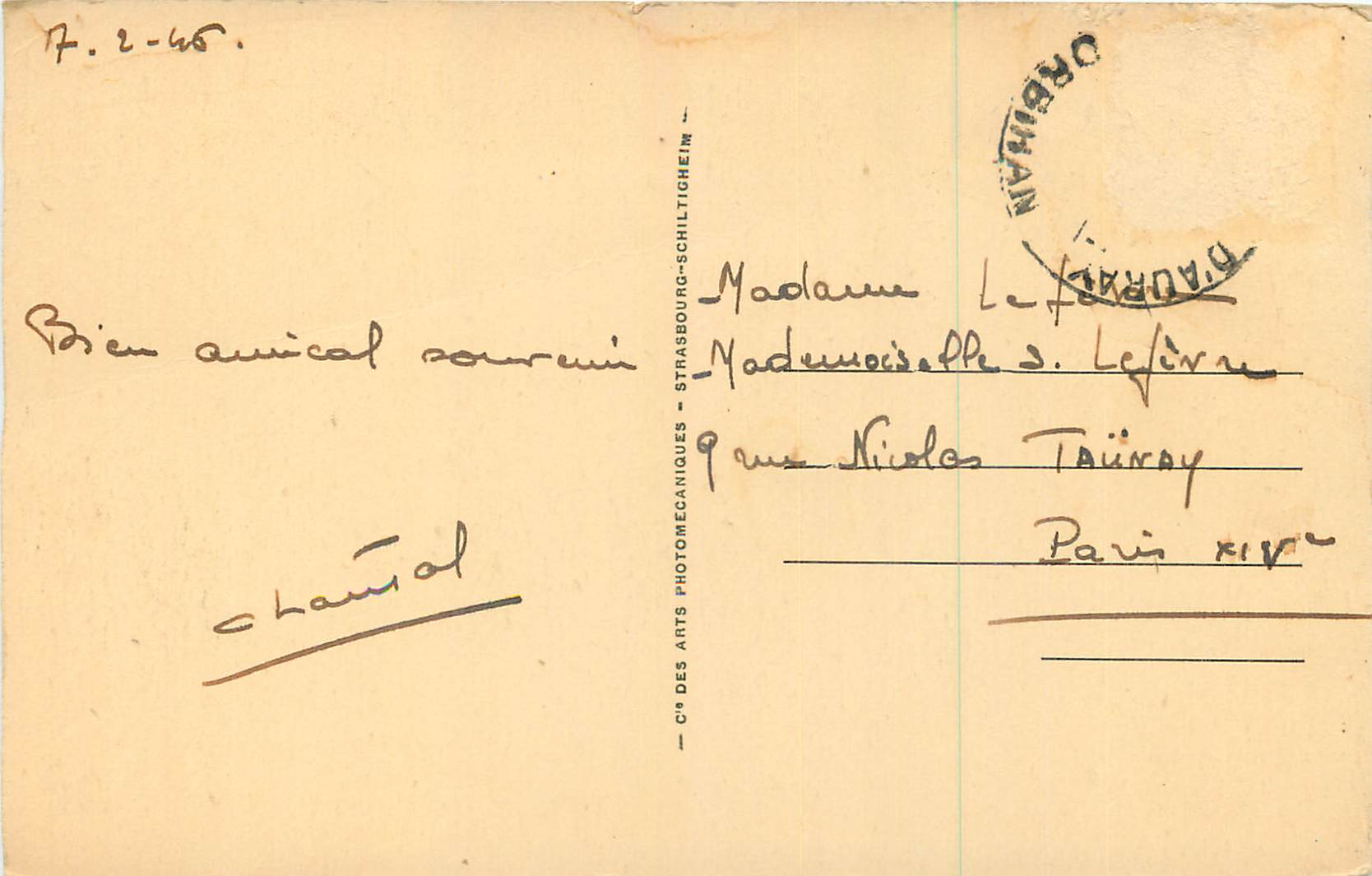 CPA Ste Anne d Auray La Basilique et la Fontaine Miraculeuse  — Verso