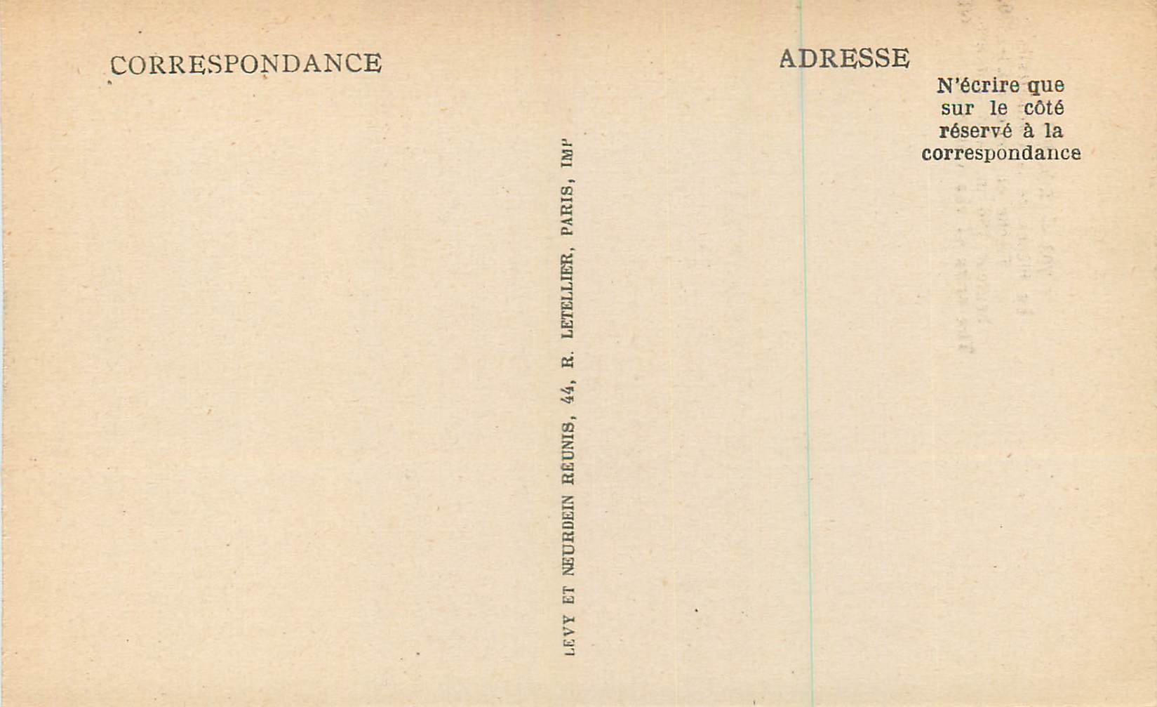 CPA Rouen La Fleche de la Cathedrale  — Verso