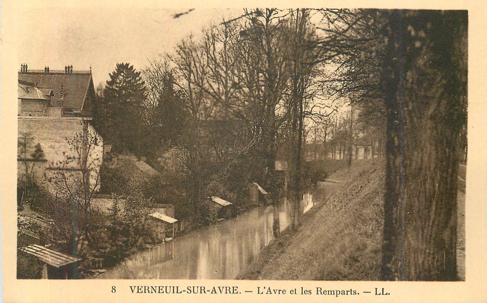 Verneuil-sur-Avre — L'Avre et les Remparts — LL.