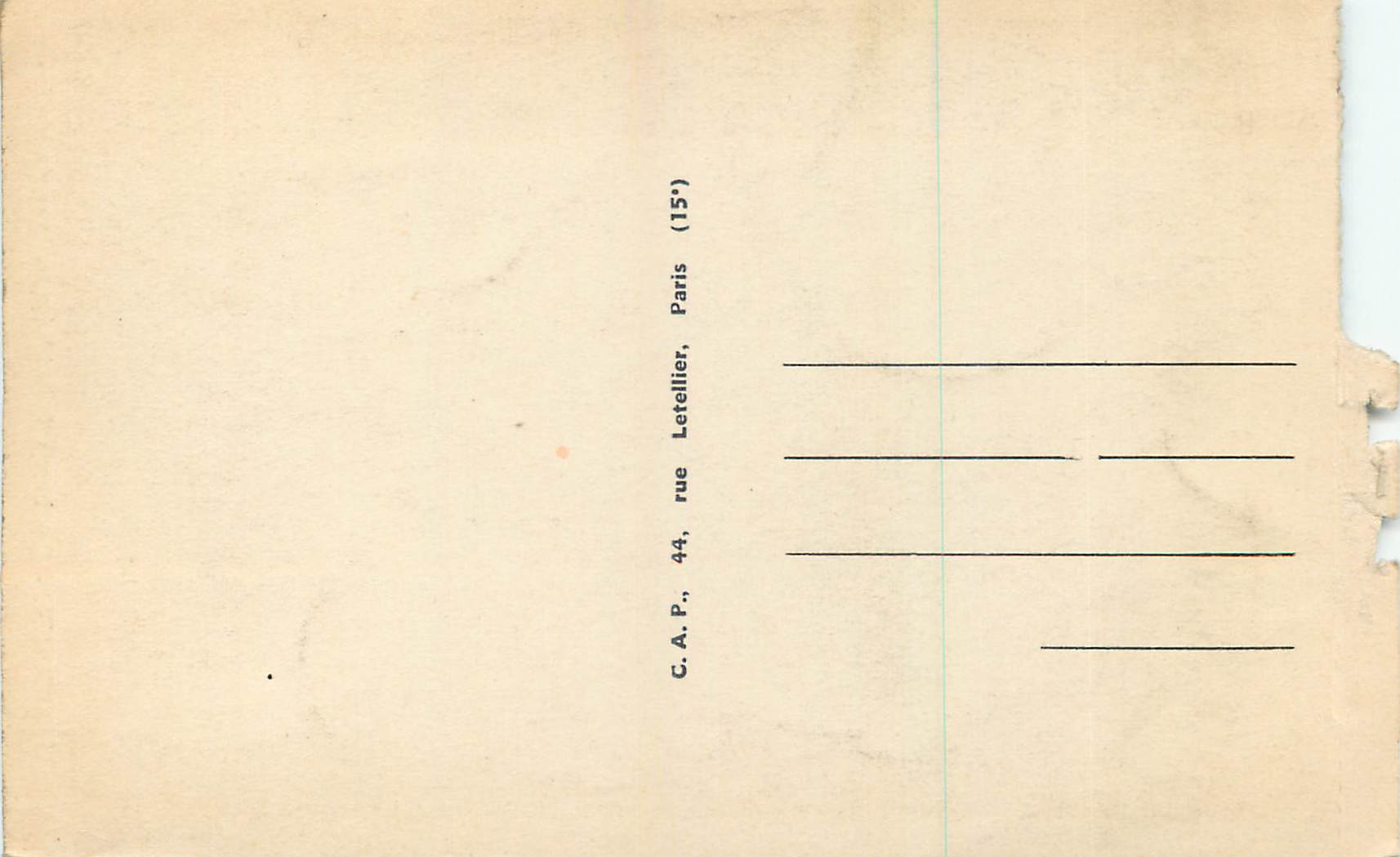 Dreux - Les bords de la Blaise au Pont de Métézeau — LL.53 — Rückseite